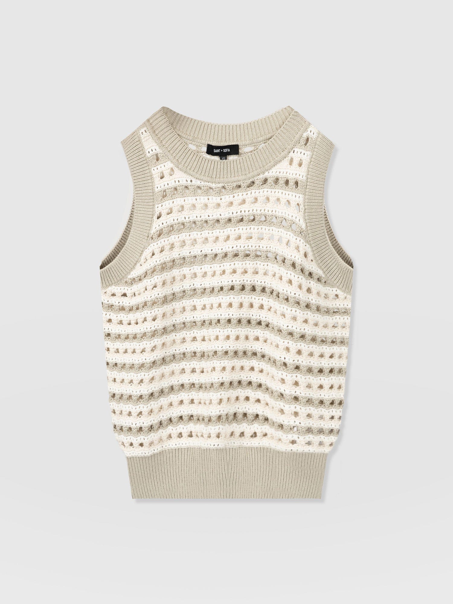 Adler Sleeveless Knit - Beige - Image 7