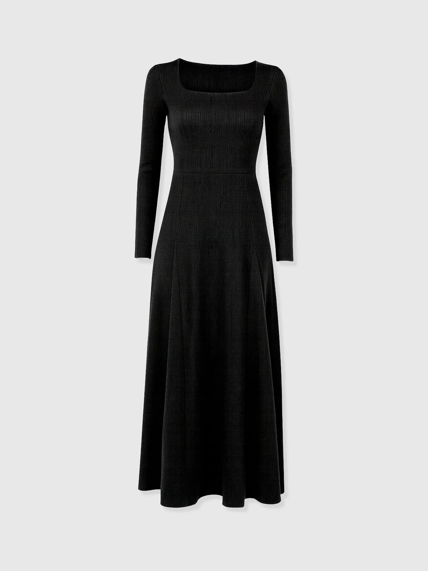 Akia Long Sleeve Dress - Black - Image 7