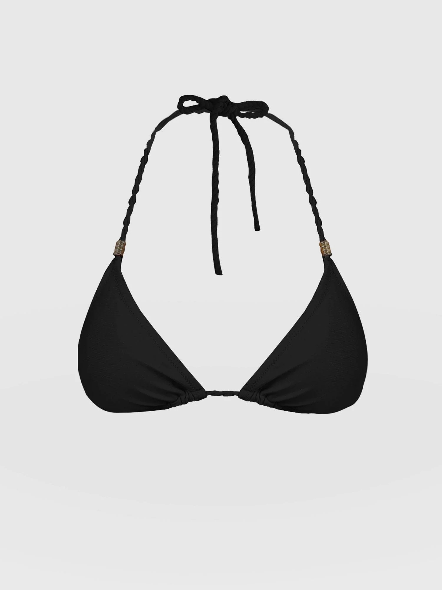 Alba Triangle Bikini Top - Black - Image 7
