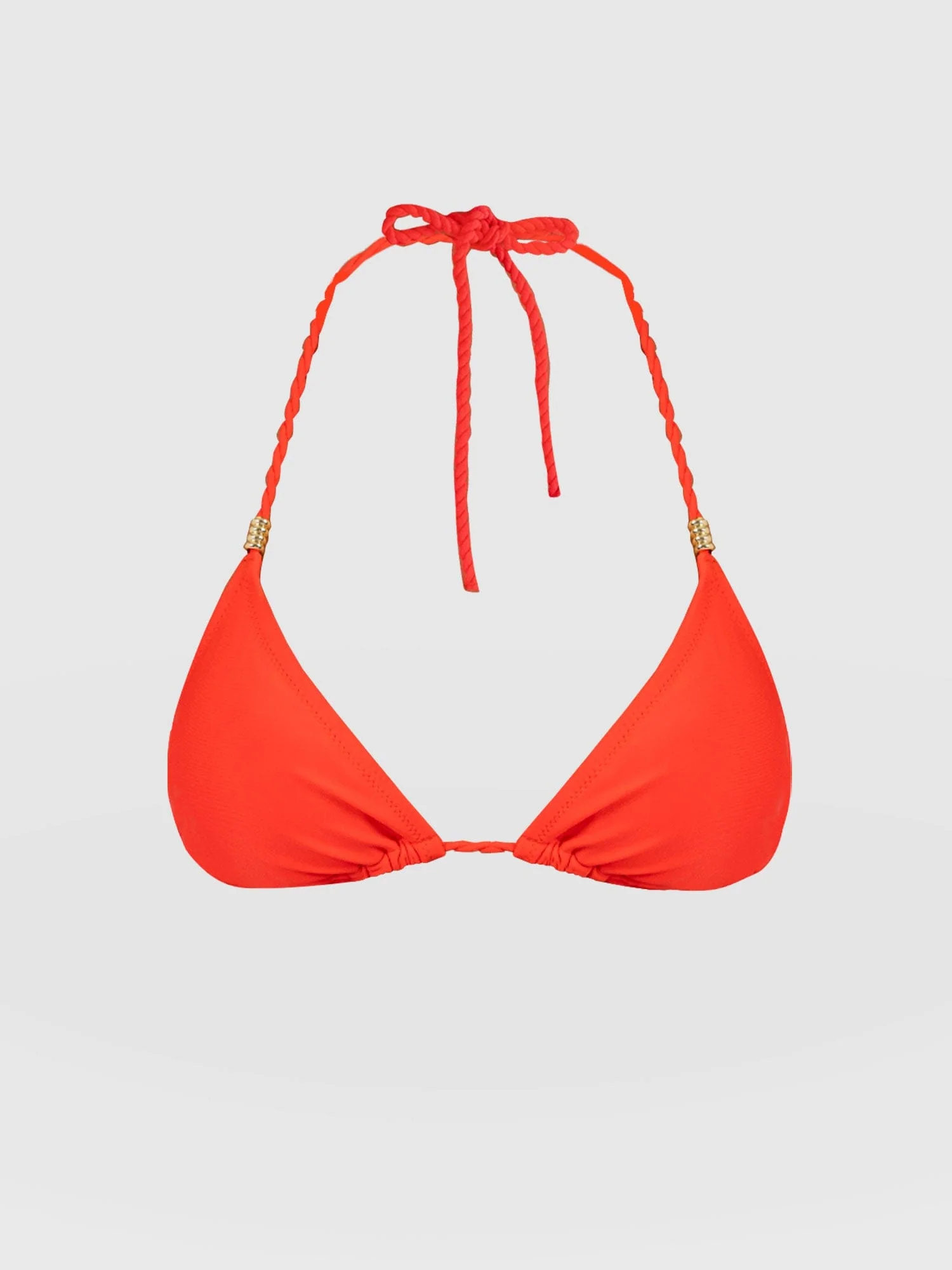 Alba Triangle Bikini Top - Red - Image 7