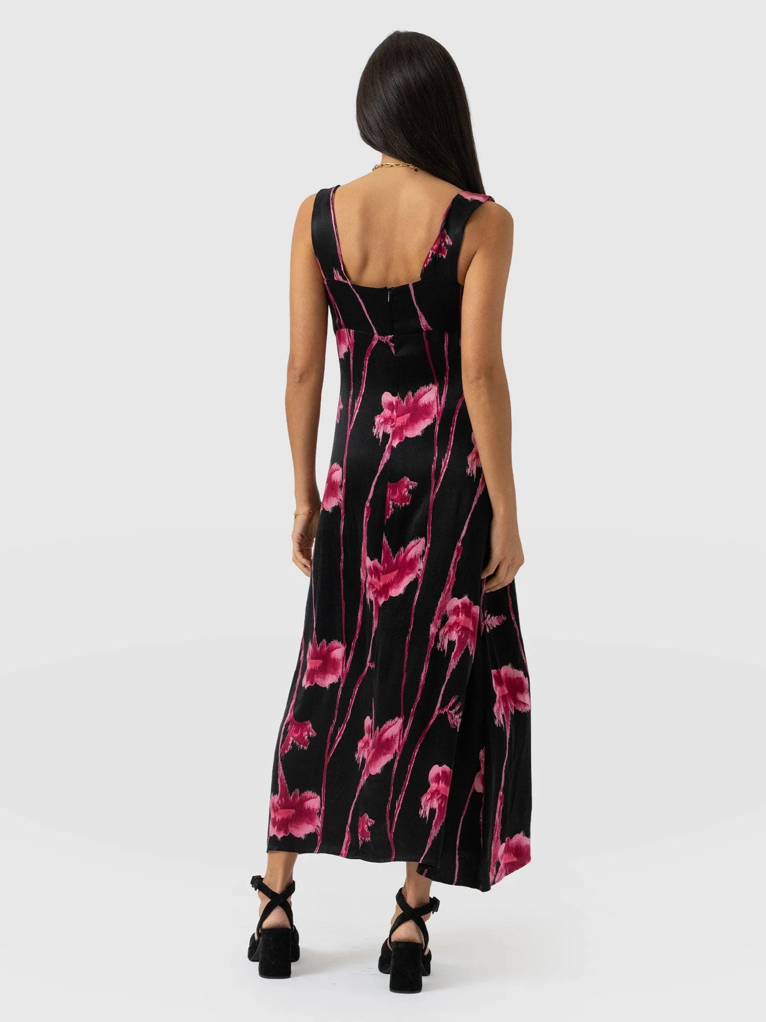 Alexis Dress - Pink Stem Floral - Image 6