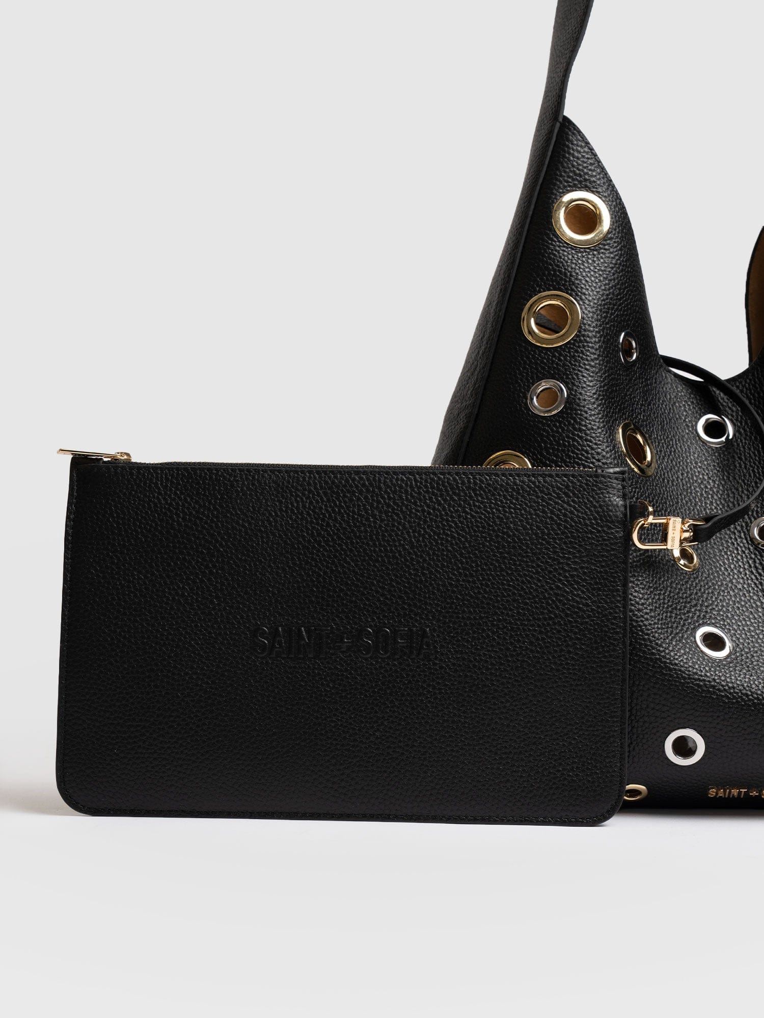 Allana Eyelet Bag - Black - Image 5