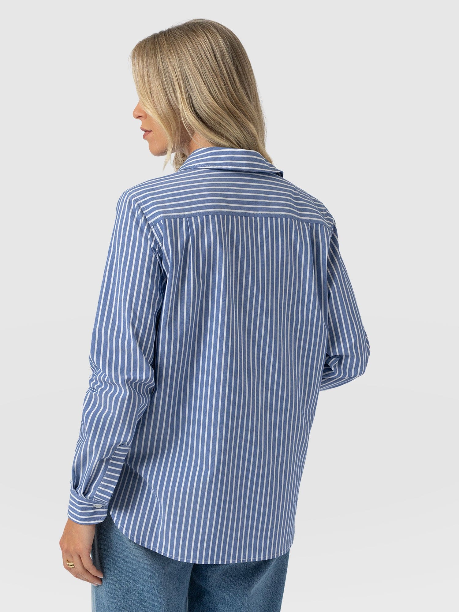 Anneliese Shirt - Blue Stripe - Image 5