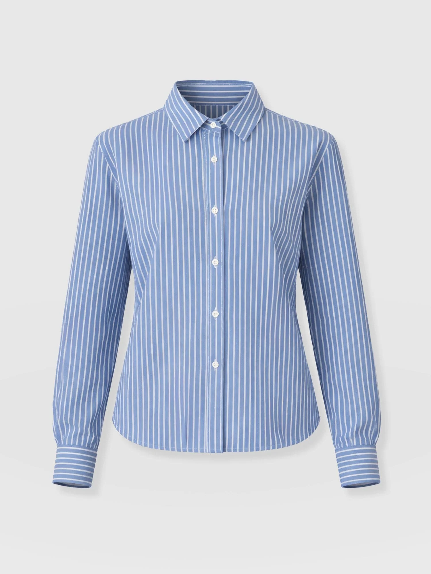 Anneliese Shirt - Blue Stripe - Image 7
