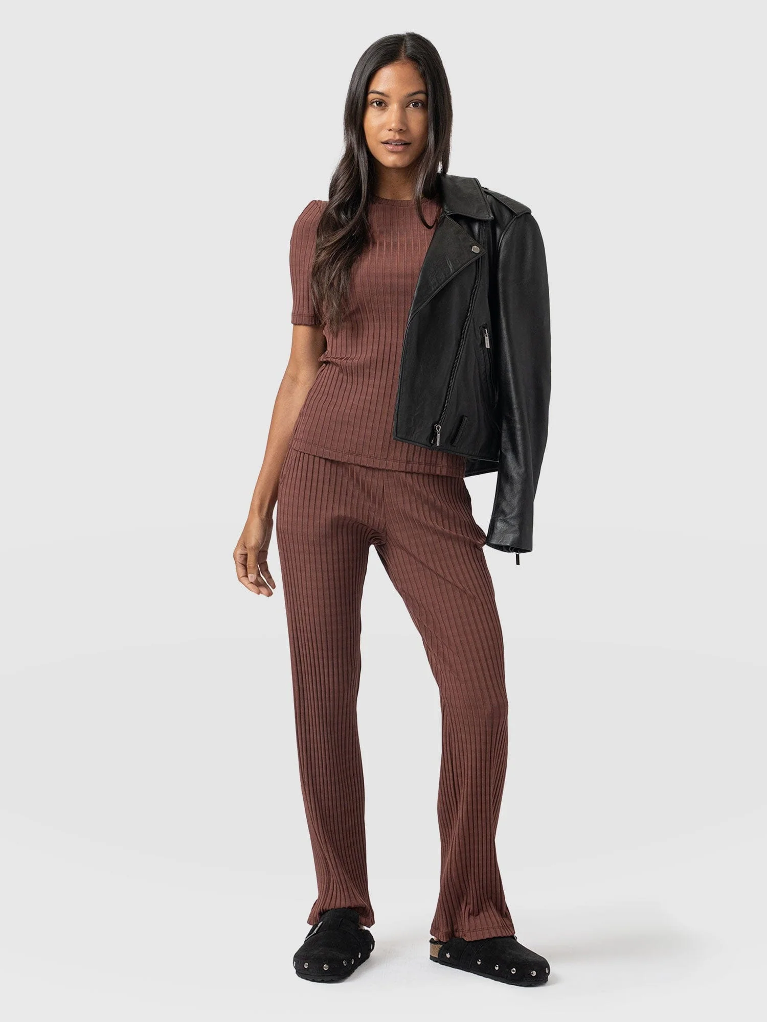 Apartment Pant - Maroon Rib - Image 5
