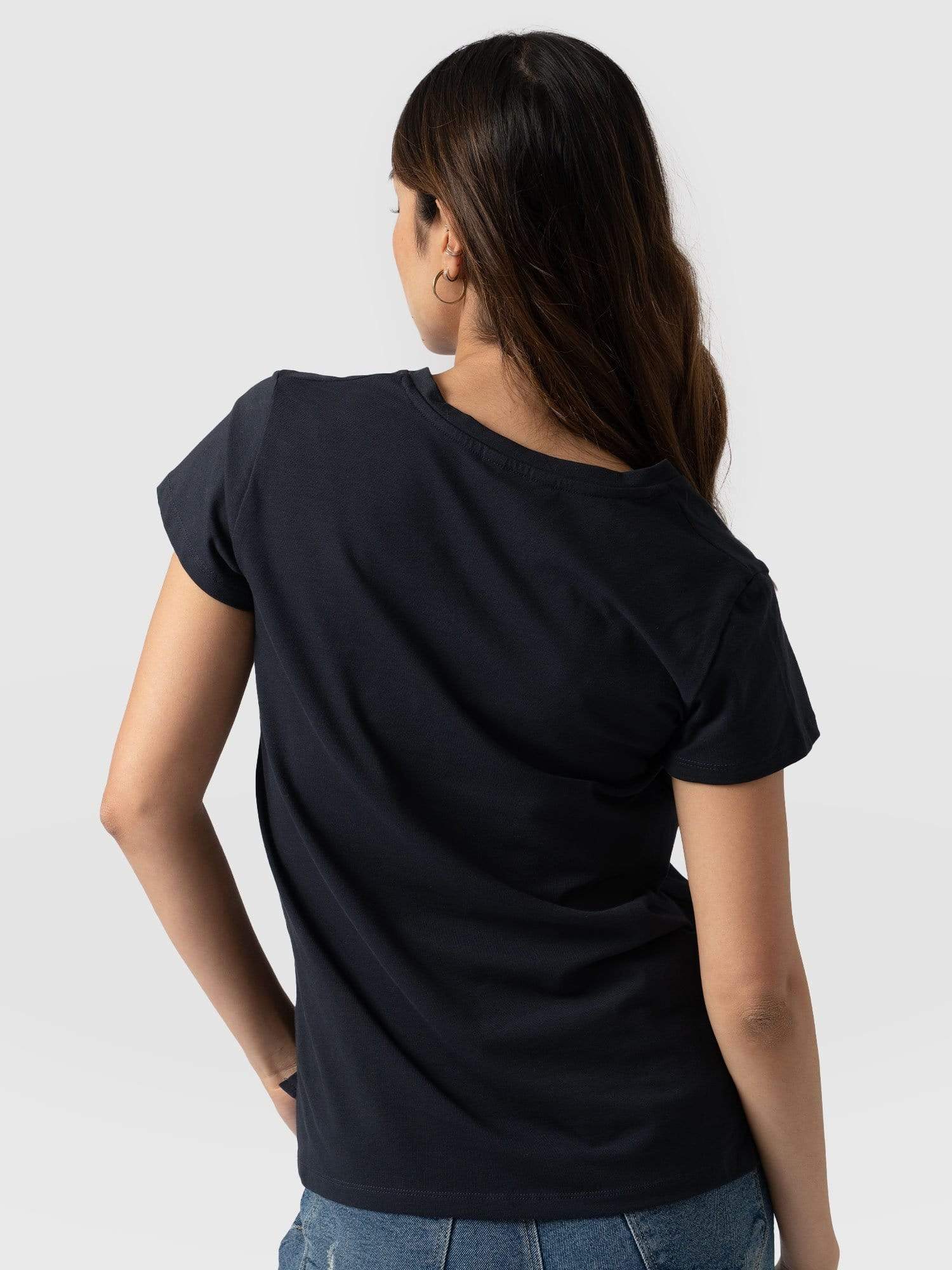 Apartment Tee - Navy - Image 6