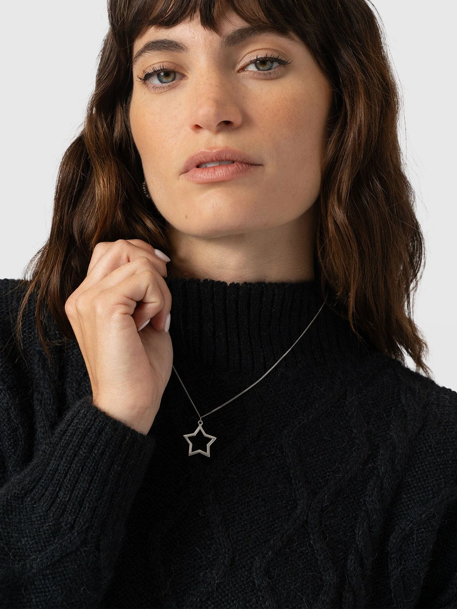 Arden Mock Shirt Jumper - Black - Image 5