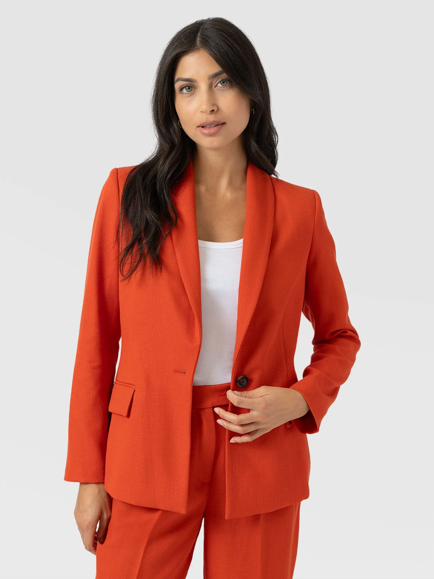 Argent Blazer - Burnt Orange - Image 3
