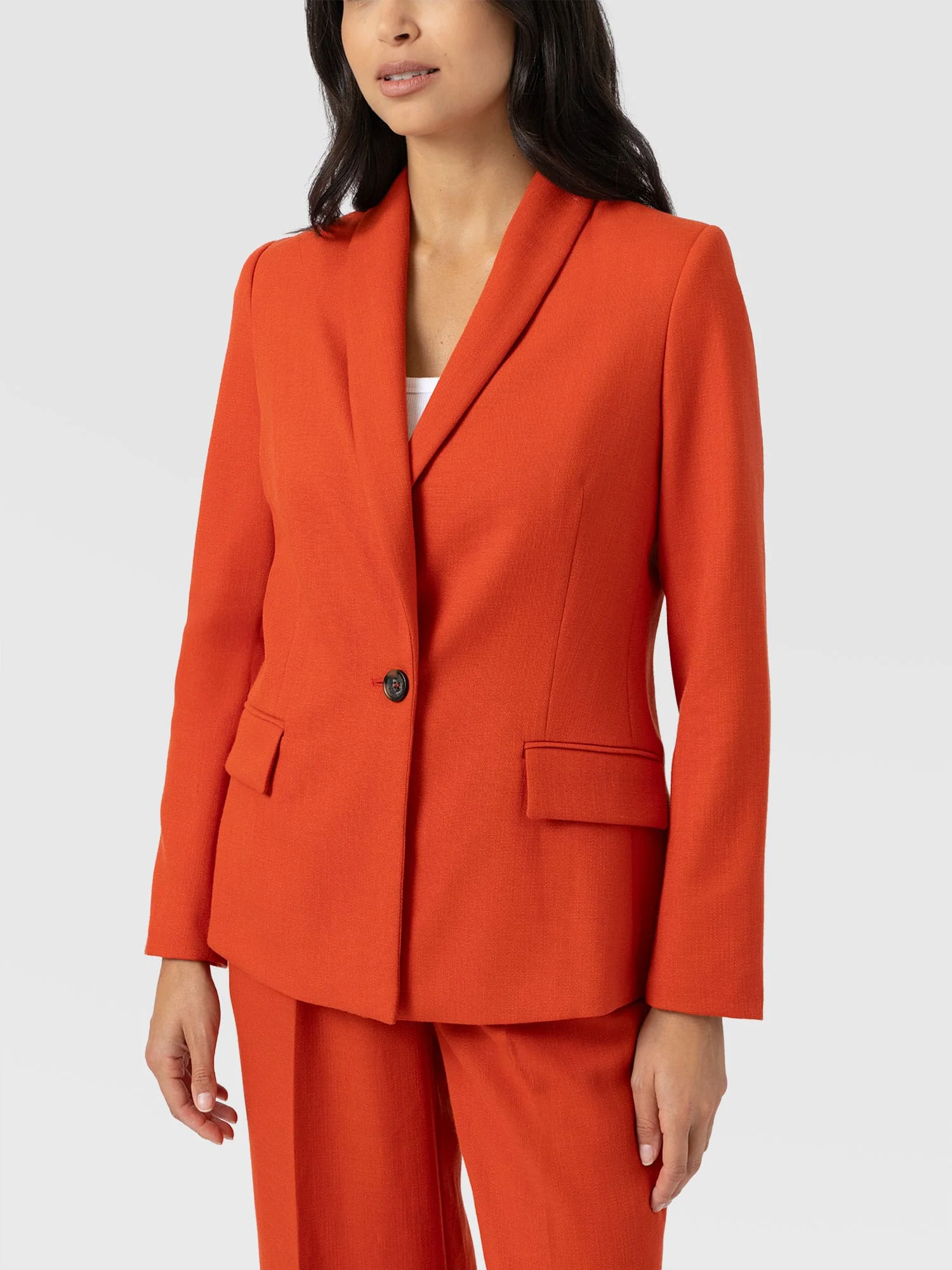 Argent Blazer - Burnt Orange - Image 4