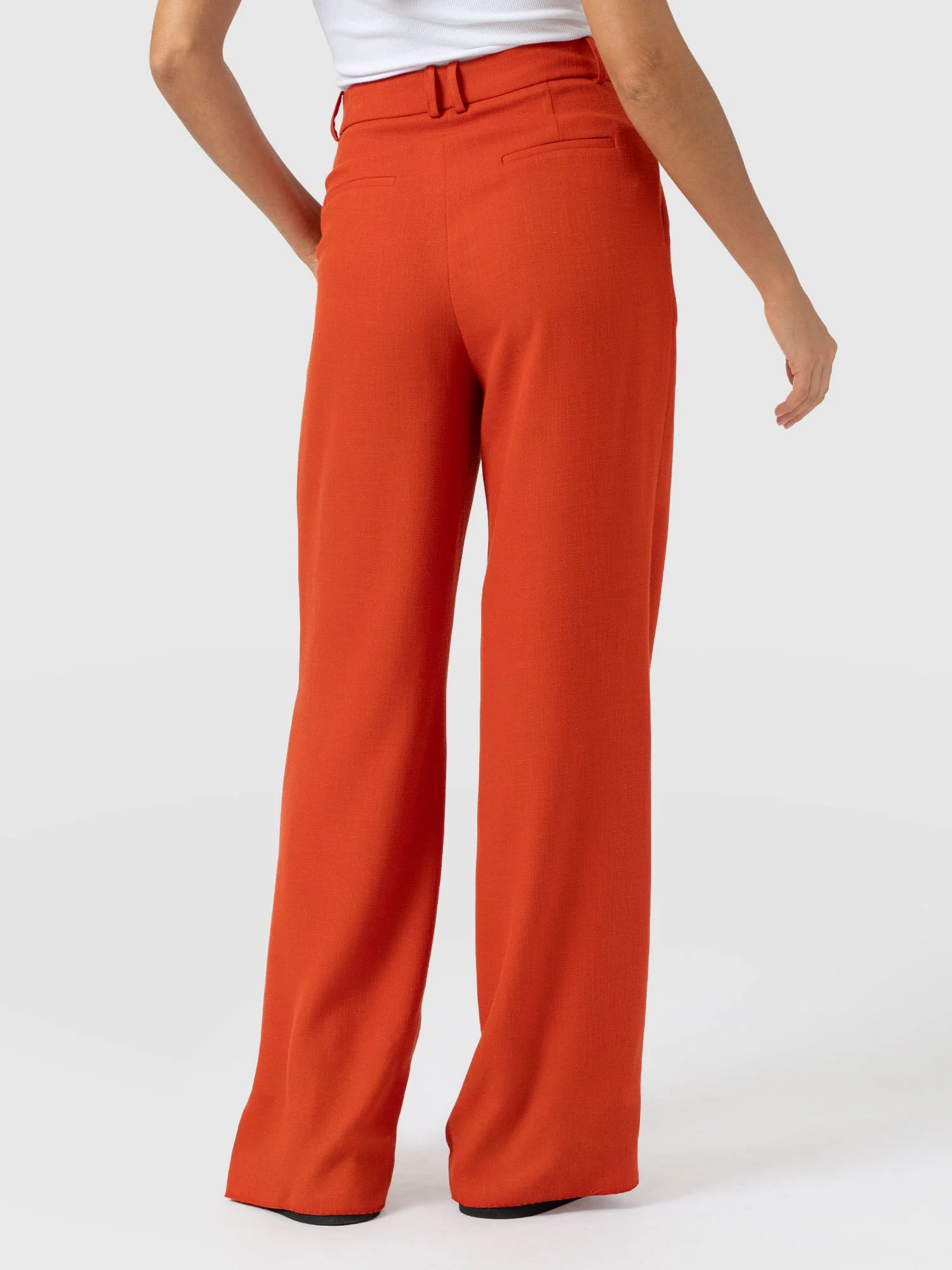 Argent Wide Leg Pant - Burnt Orange - Image 6