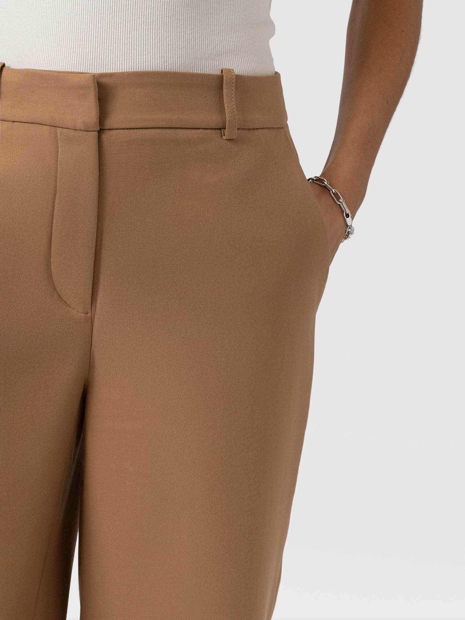 Argent Wide Leg Pant - Camel - Image 5