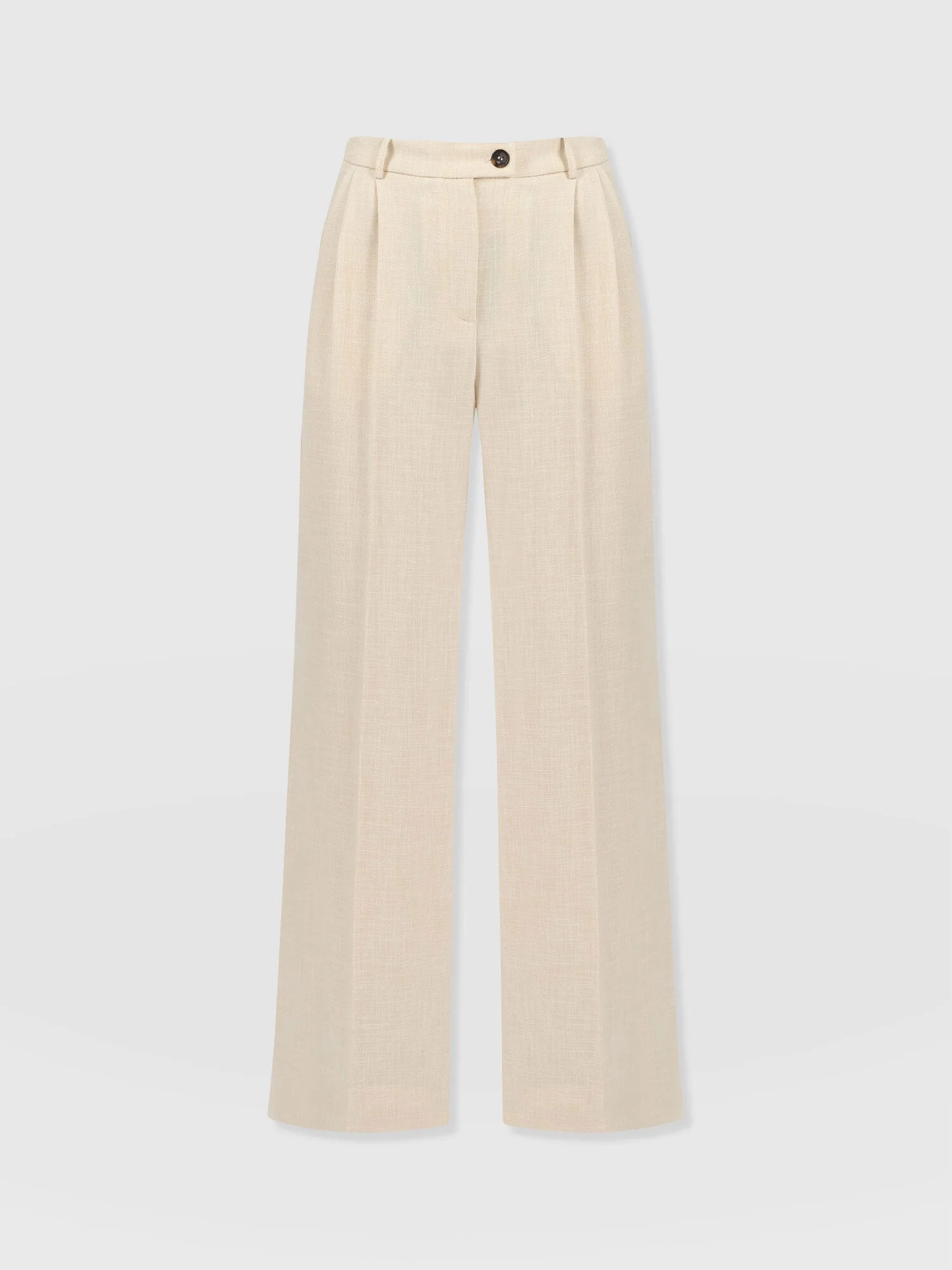Argent Wide Leg Pant - Cream - Image 7