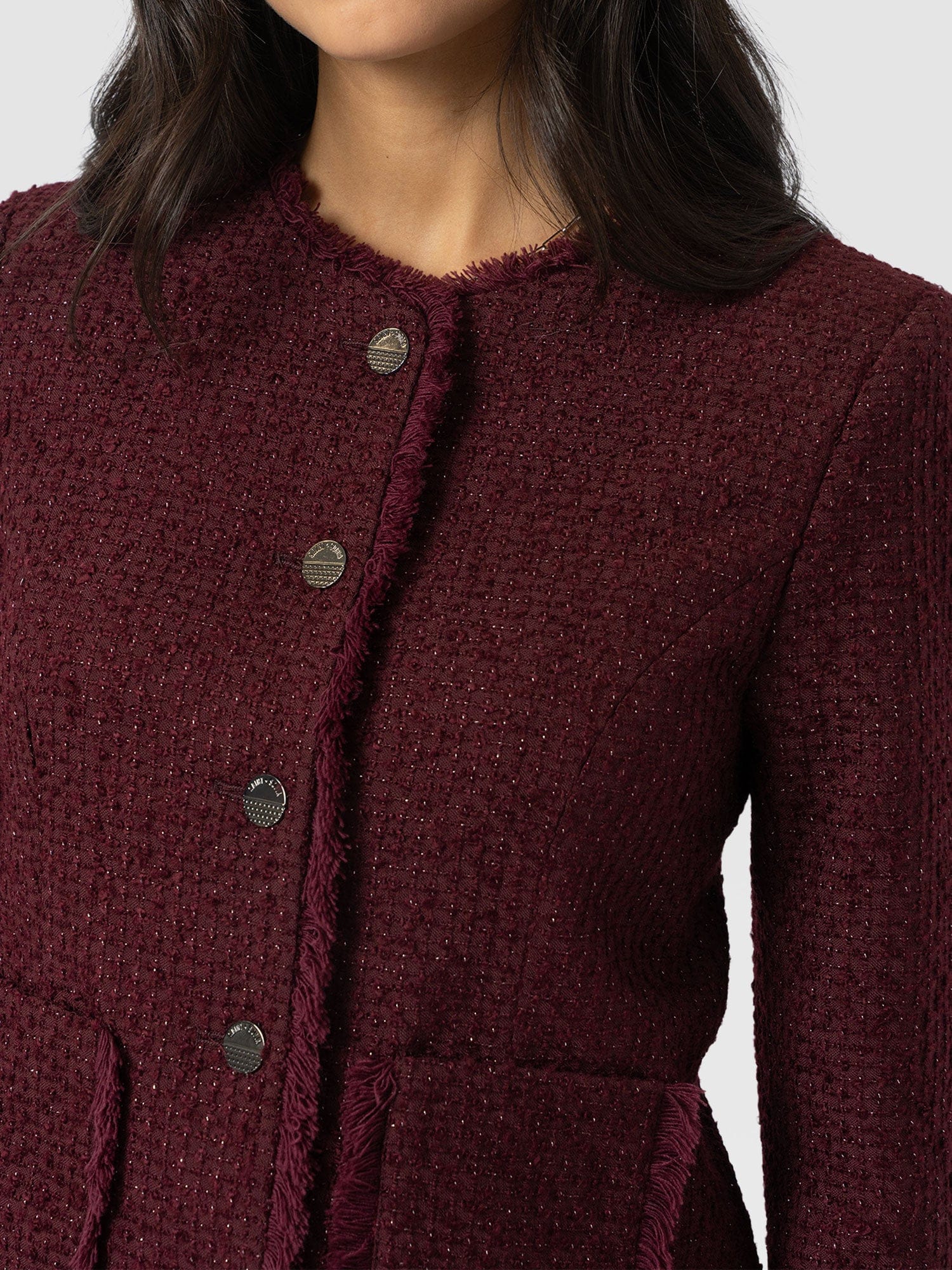 Ashby Jacket - Maroon - Image 5