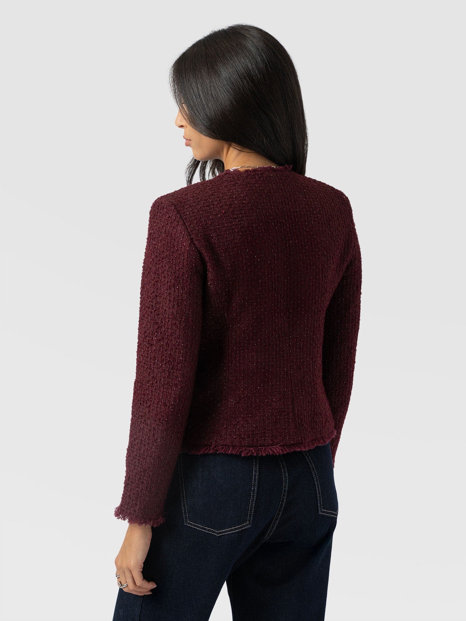 Ashby Jacket - Maroon - Image 6