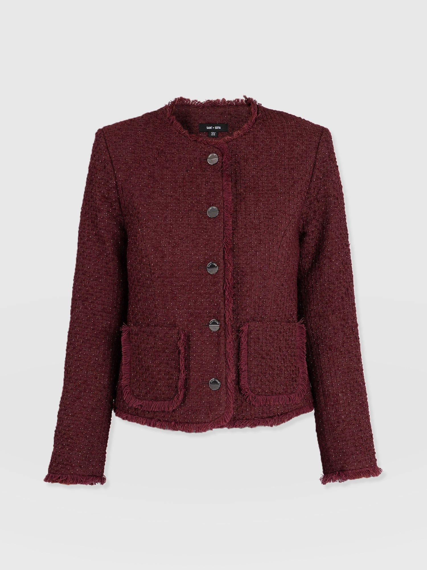 Ashby Jacket - Maroon - Image 7