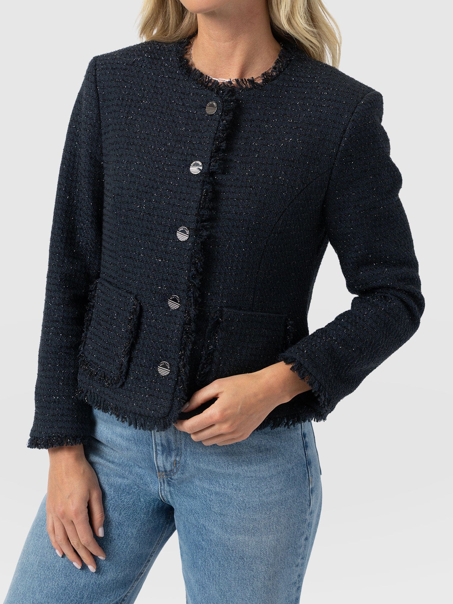 Ashby Jacket - Navy - Image 4
