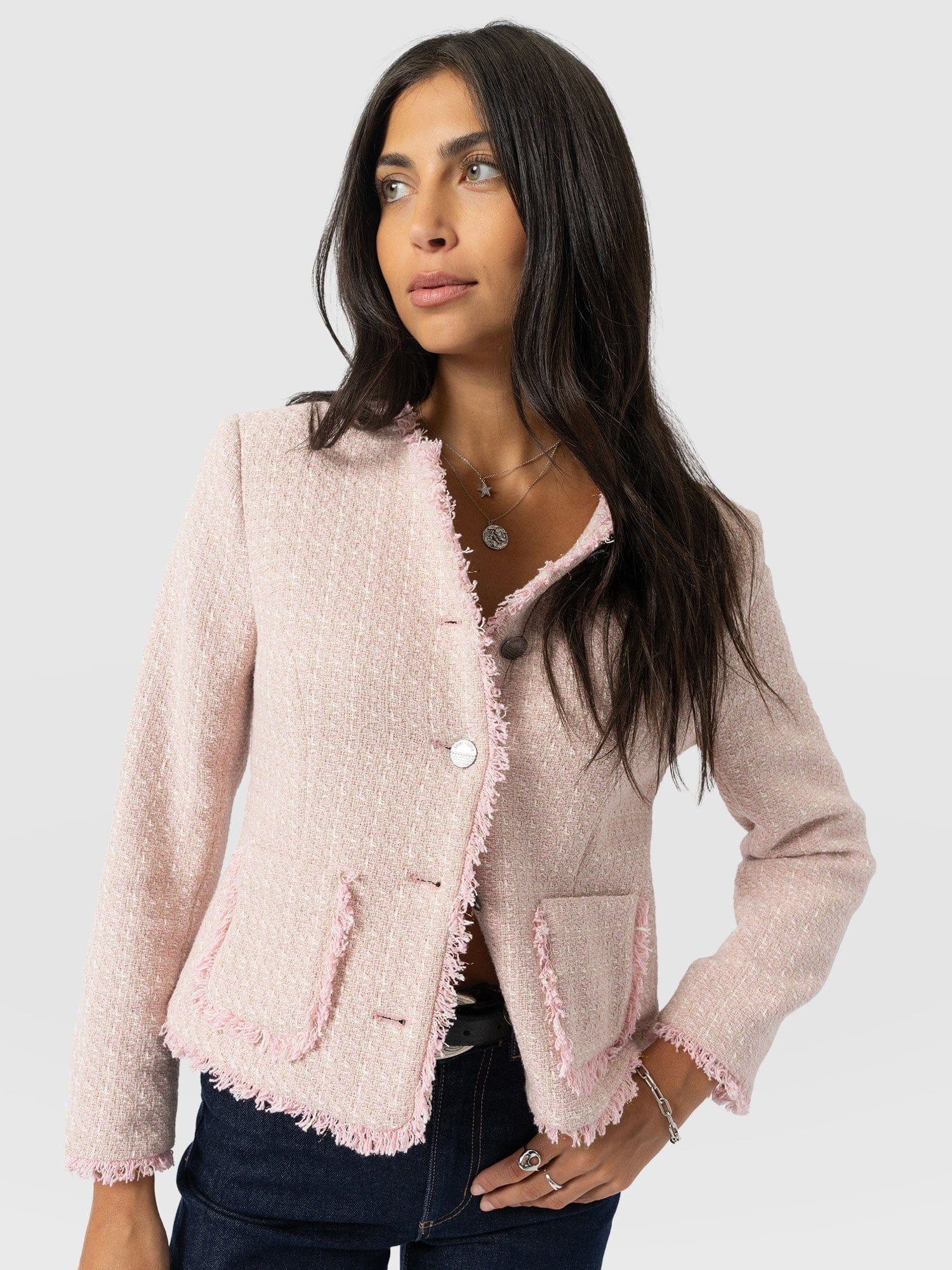 Ashby Jacket - Pale Pink - Image 3