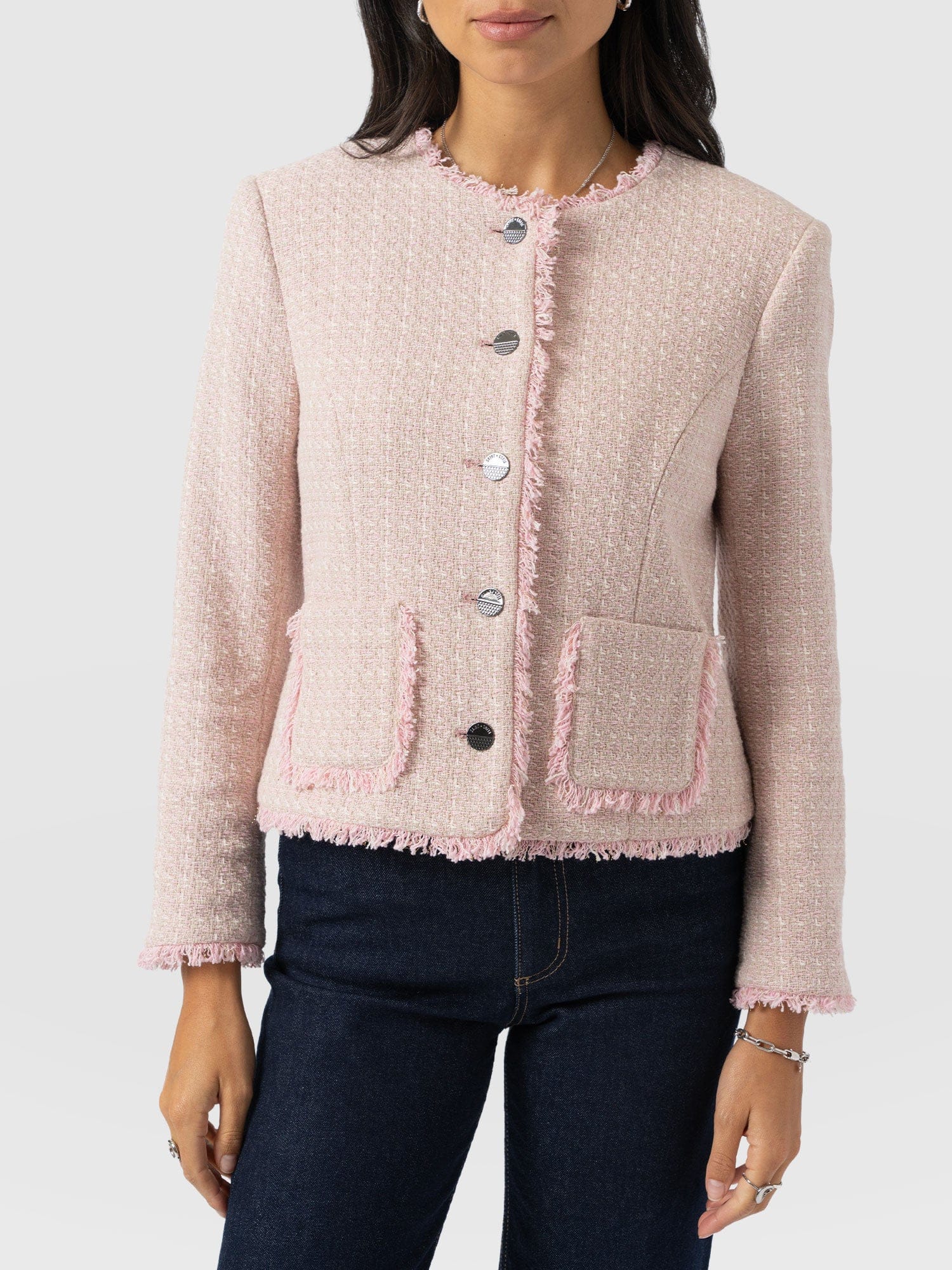 Ashby Jacket - Pale Pink - Image 4