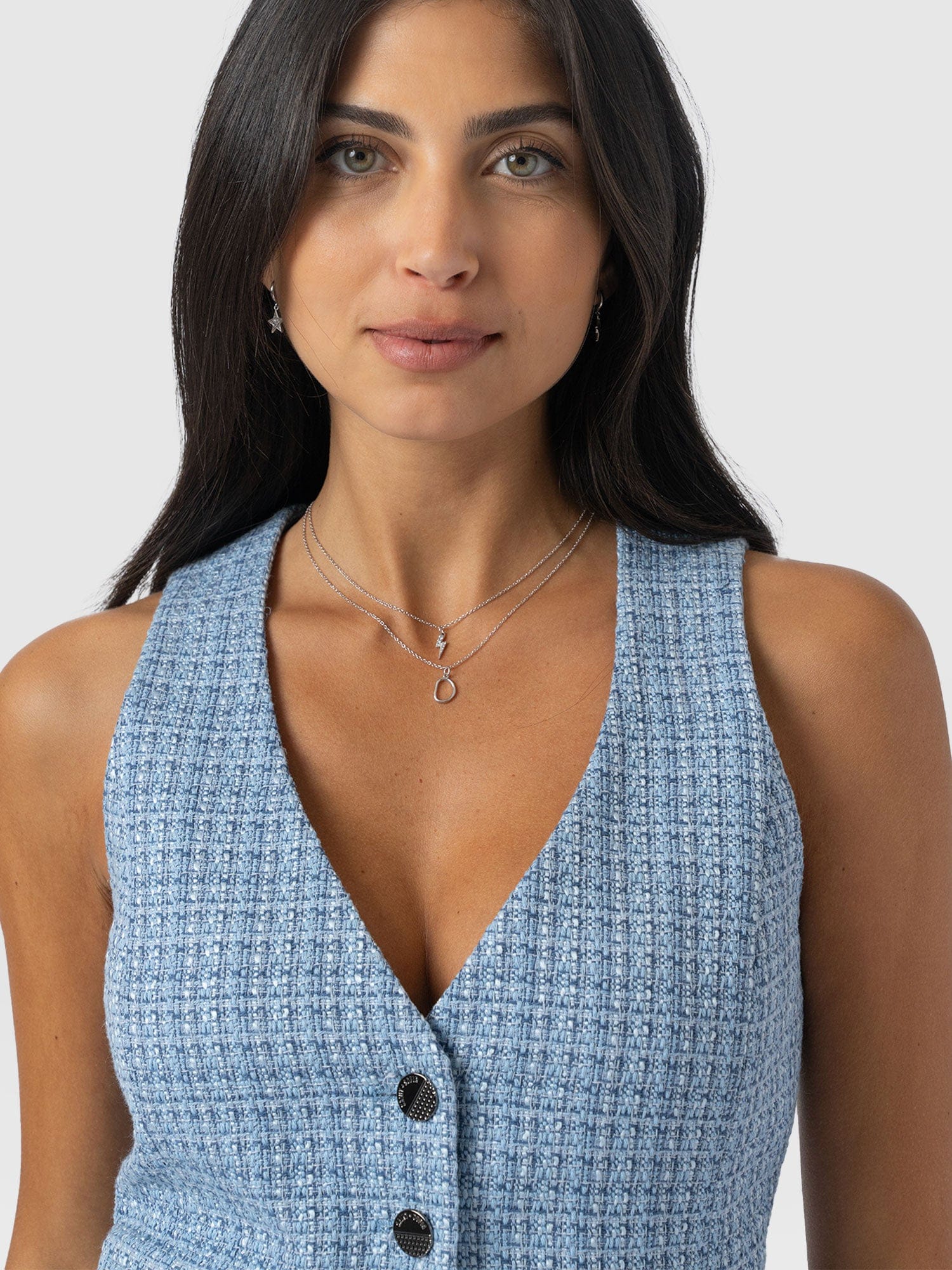 Astrid Waistcoat - Pale Blue - Image 4