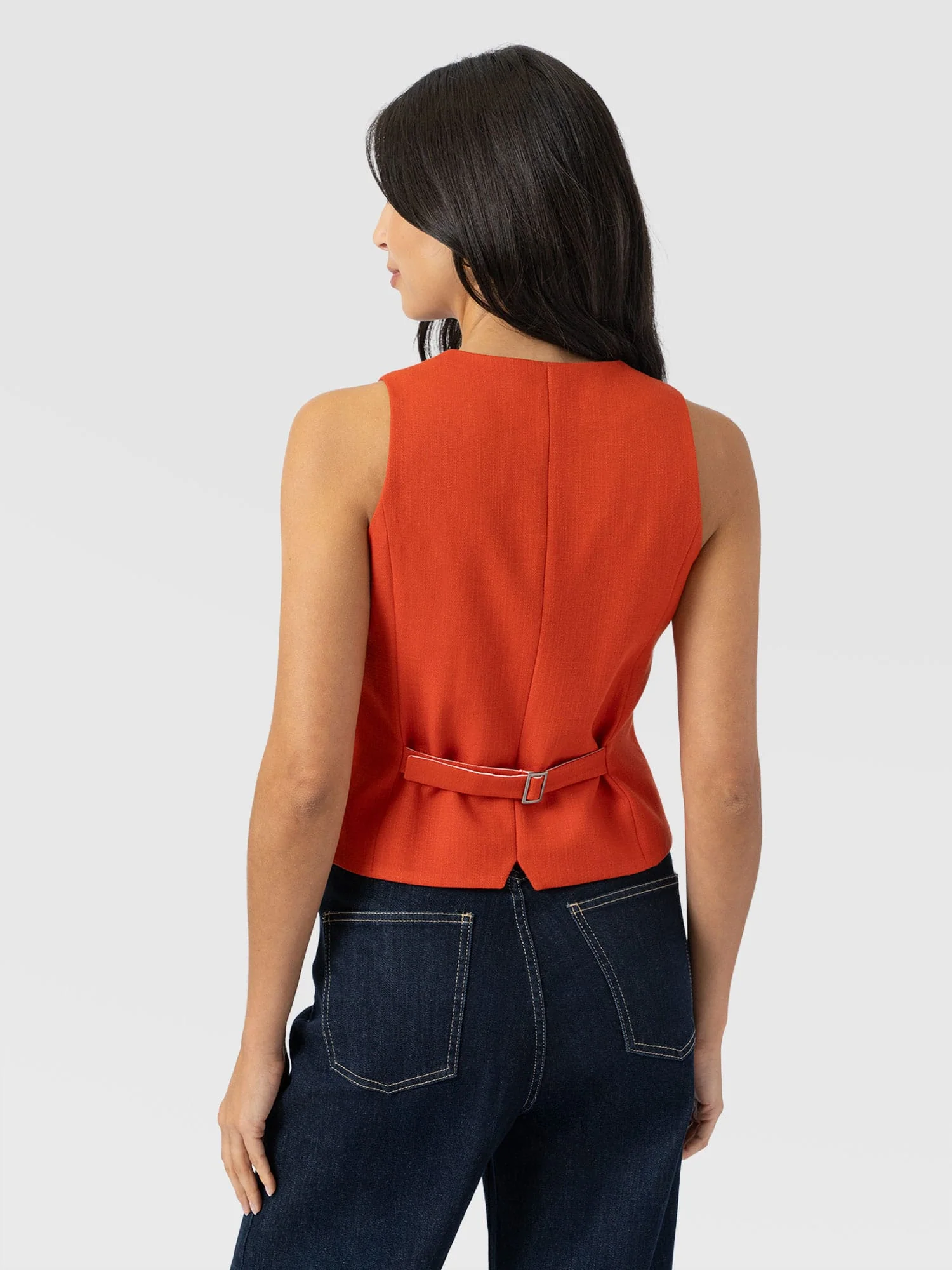 Astrid Waistcoat - Burnt Orange - Image 6