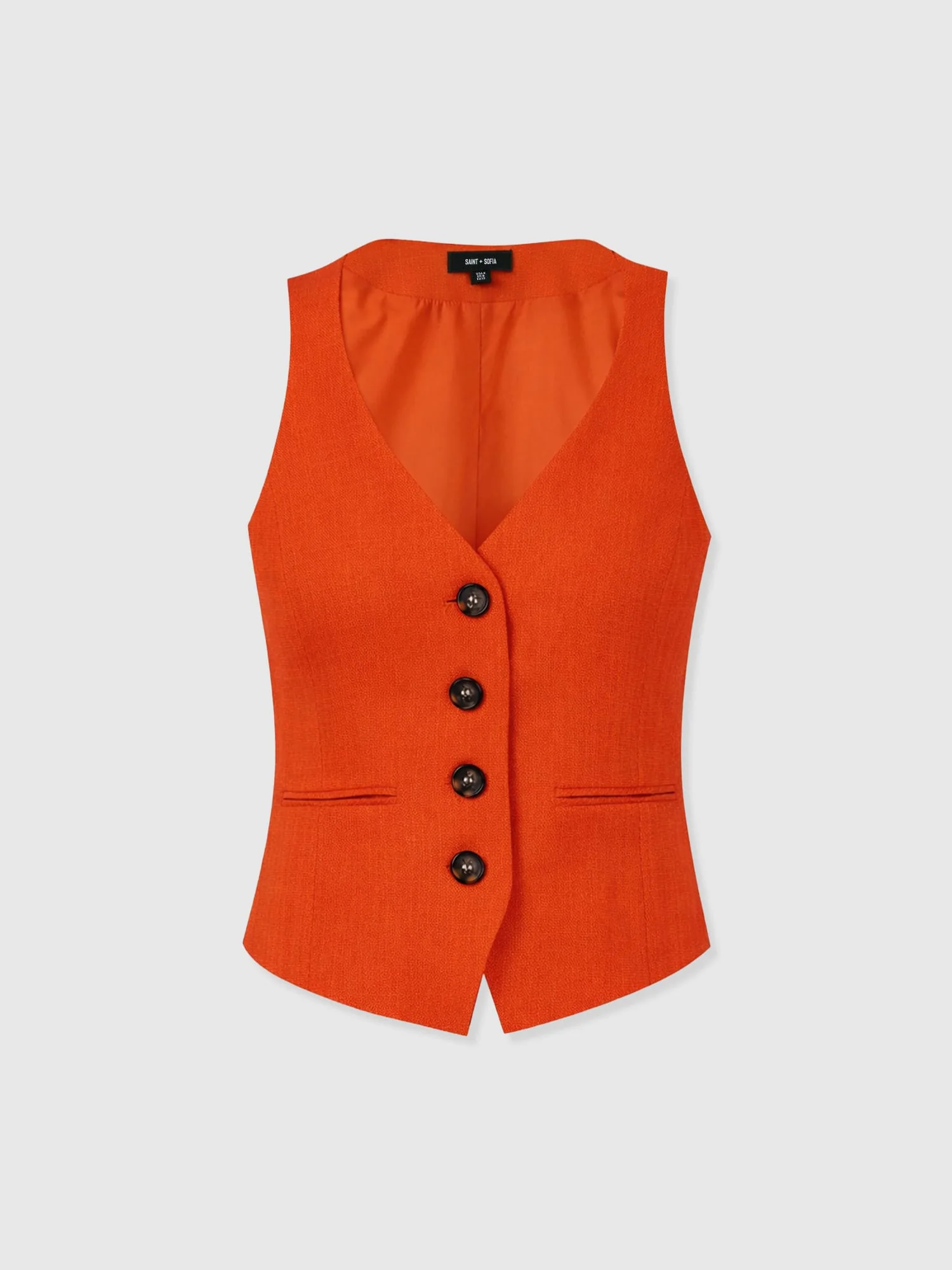 Astrid Waistcoat - Burnt Orange - Image 7