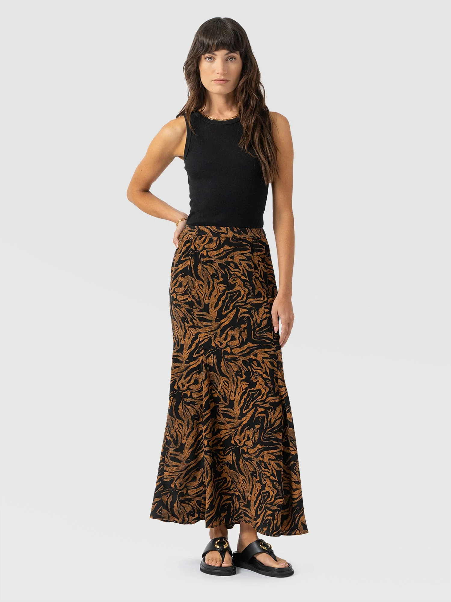 Audrey Skirt - Brown Zebra - Image 2