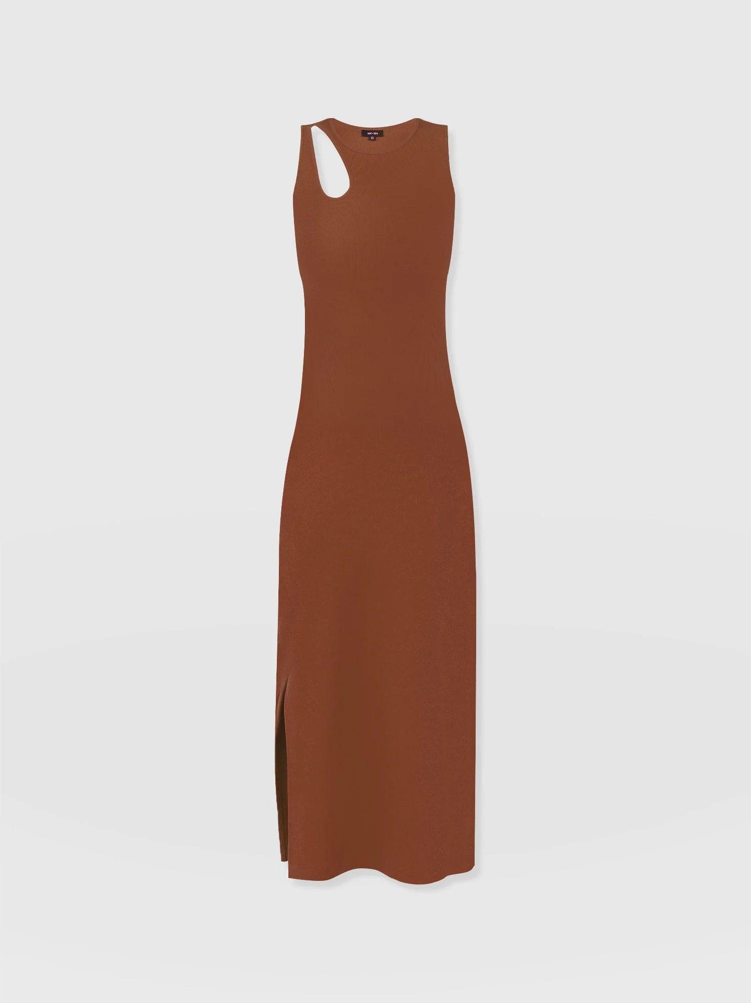 Axel Cut Out Dress - Russet Brown - Image 7