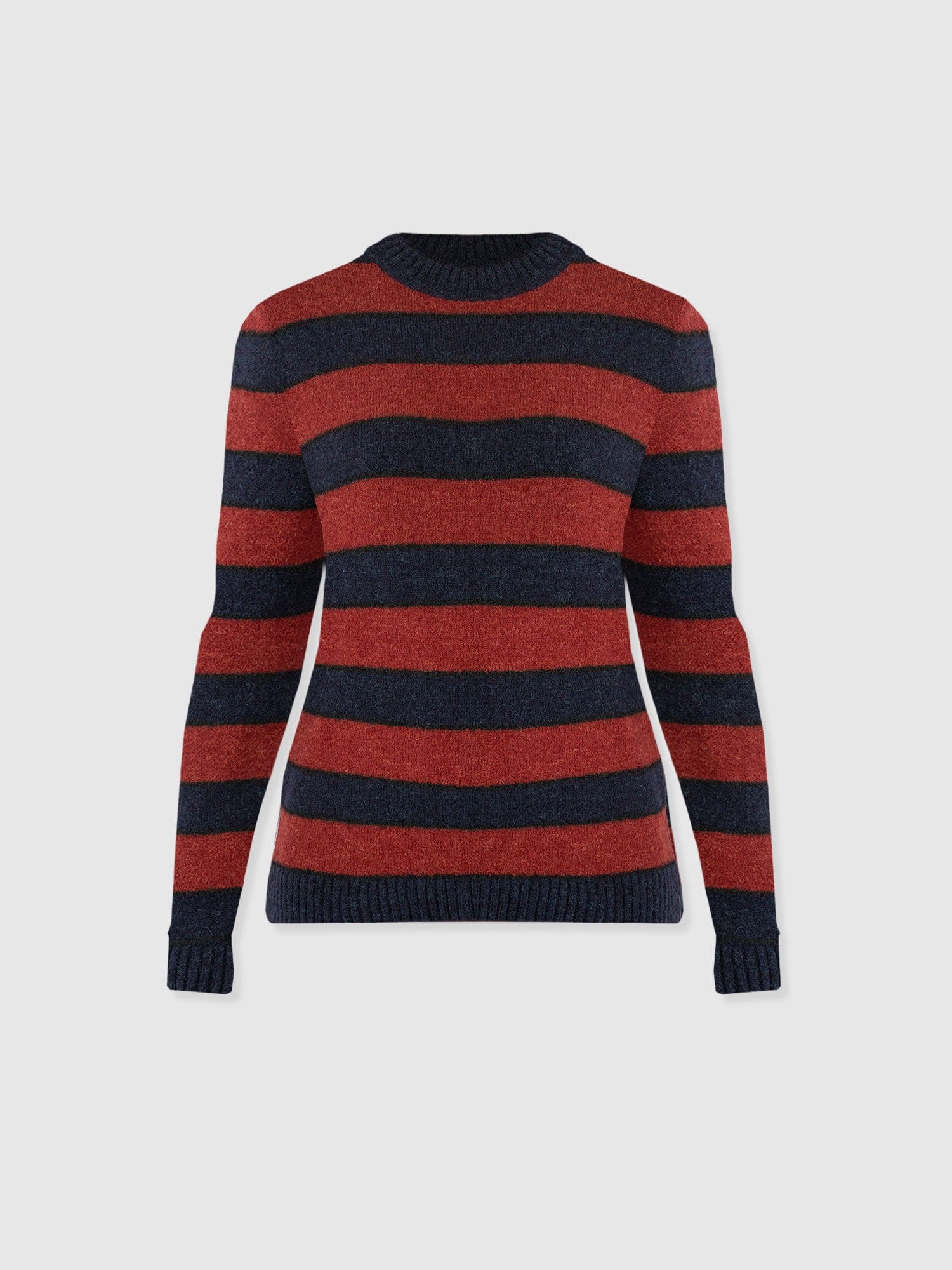 Azura Knit Jumper - Red/Navy - Image 7