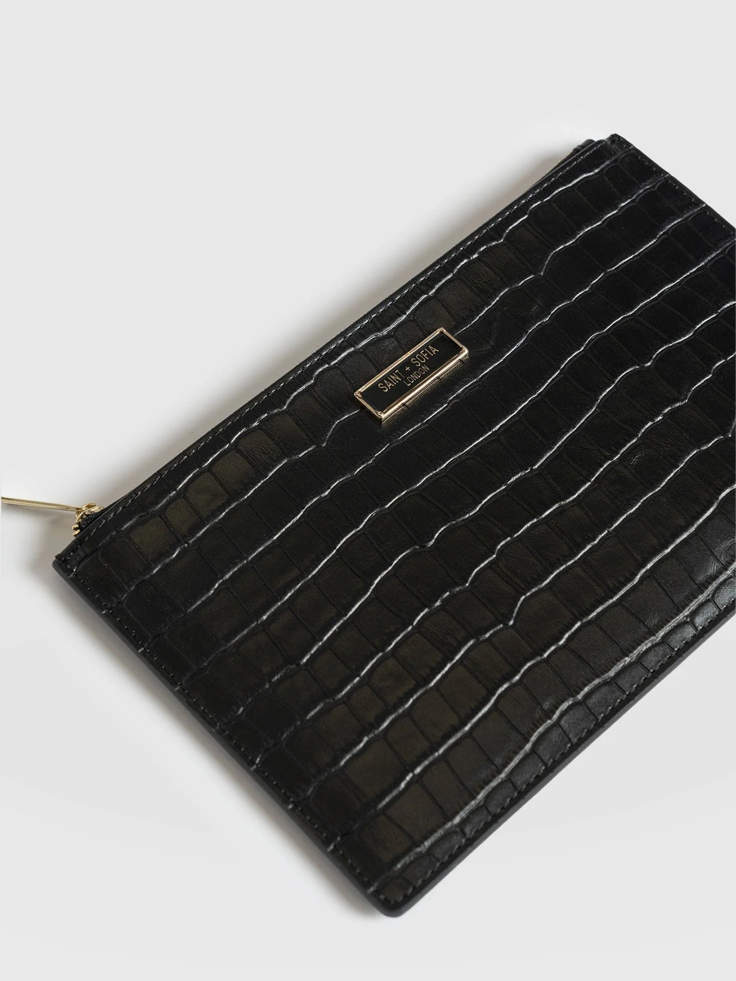 Beauty Pouch - Black Croc - Image 3