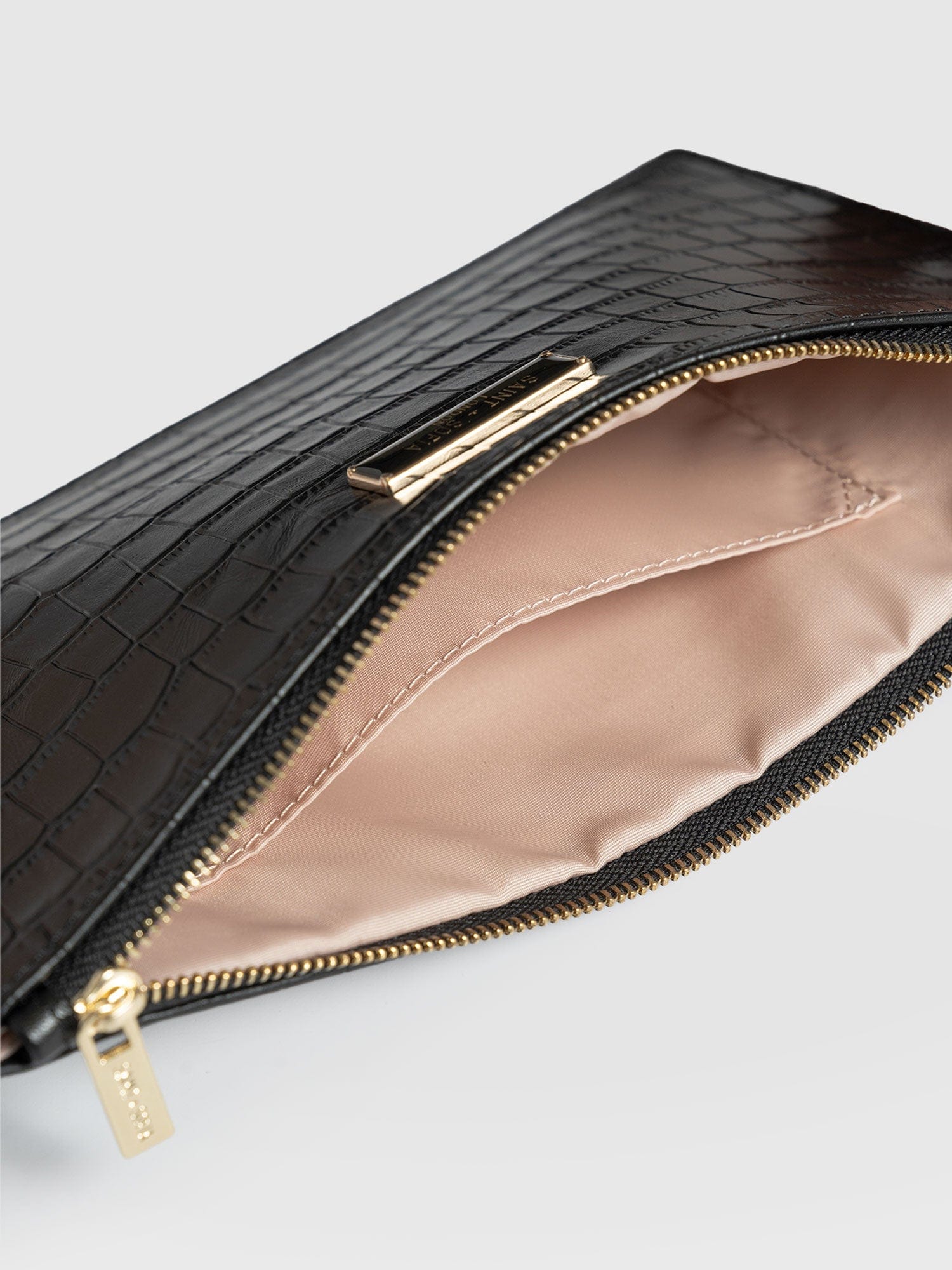 Beauty Pouch - Black Croc - Image 4