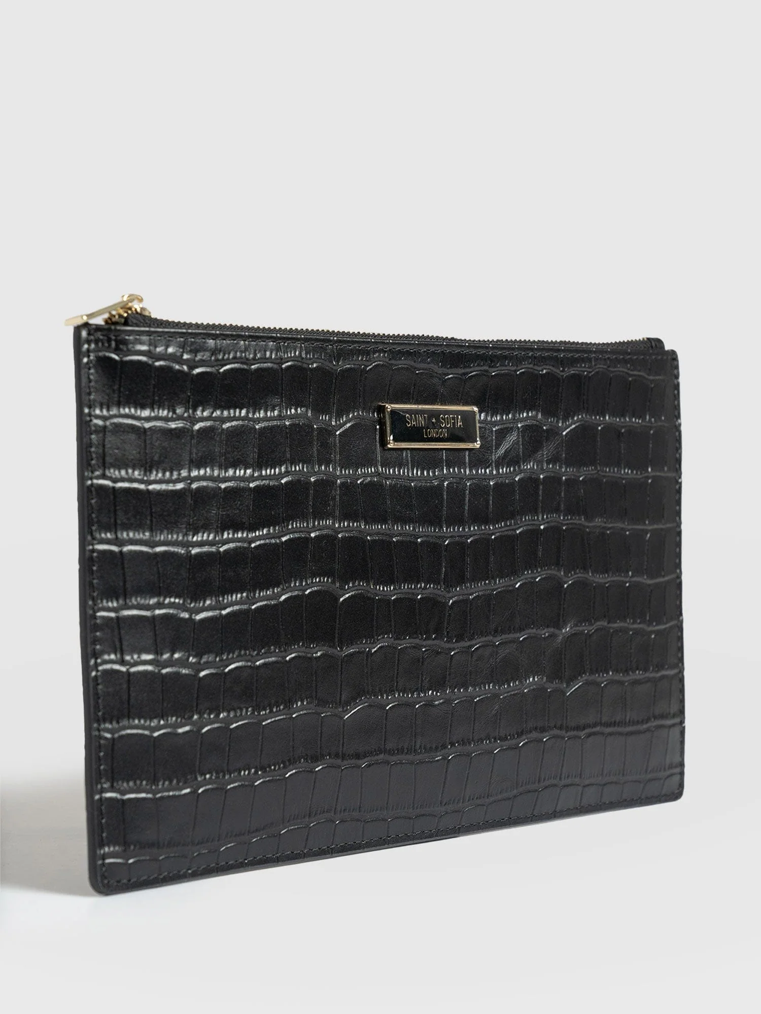 Beauty Pouch - Black Croc - Image 5