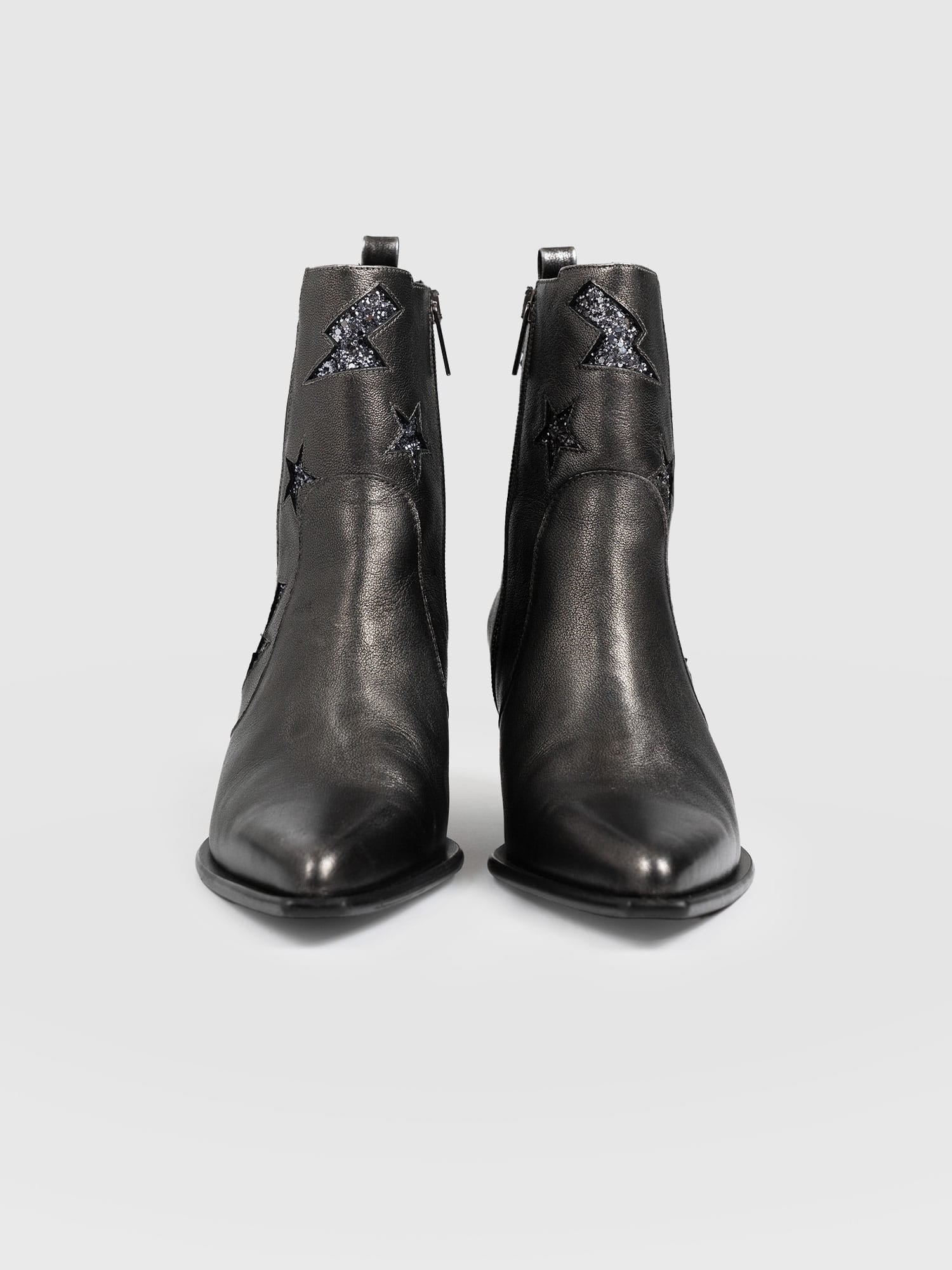Billie Rock Boot - Gunmetal - Image 3