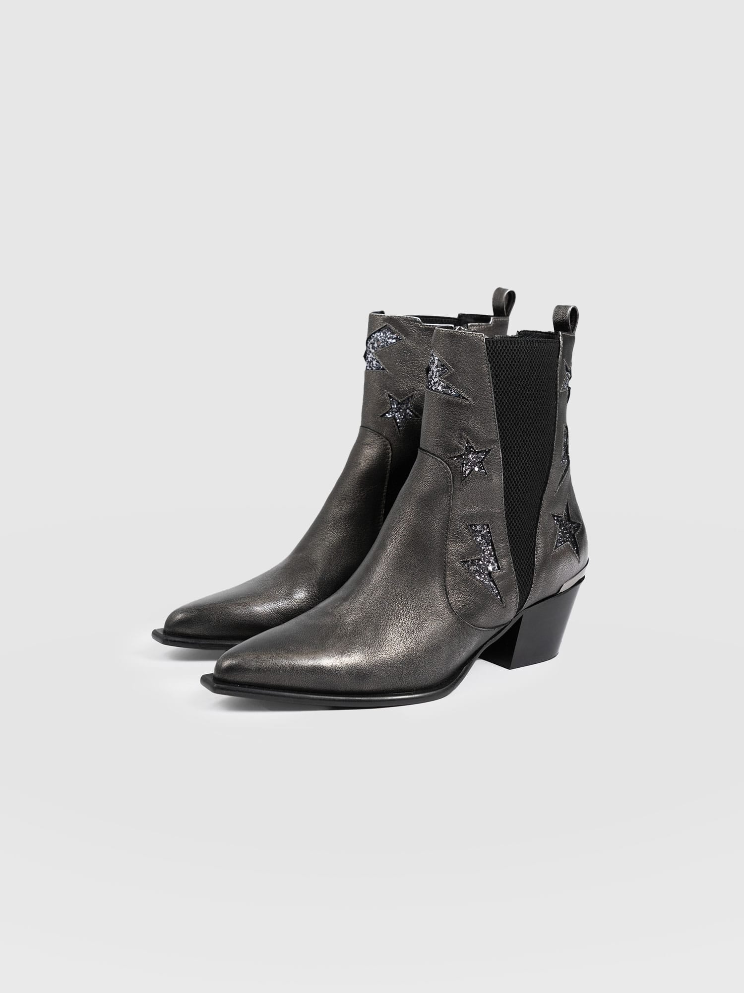 Billie Rock Boot - Gunmetal - Image 4