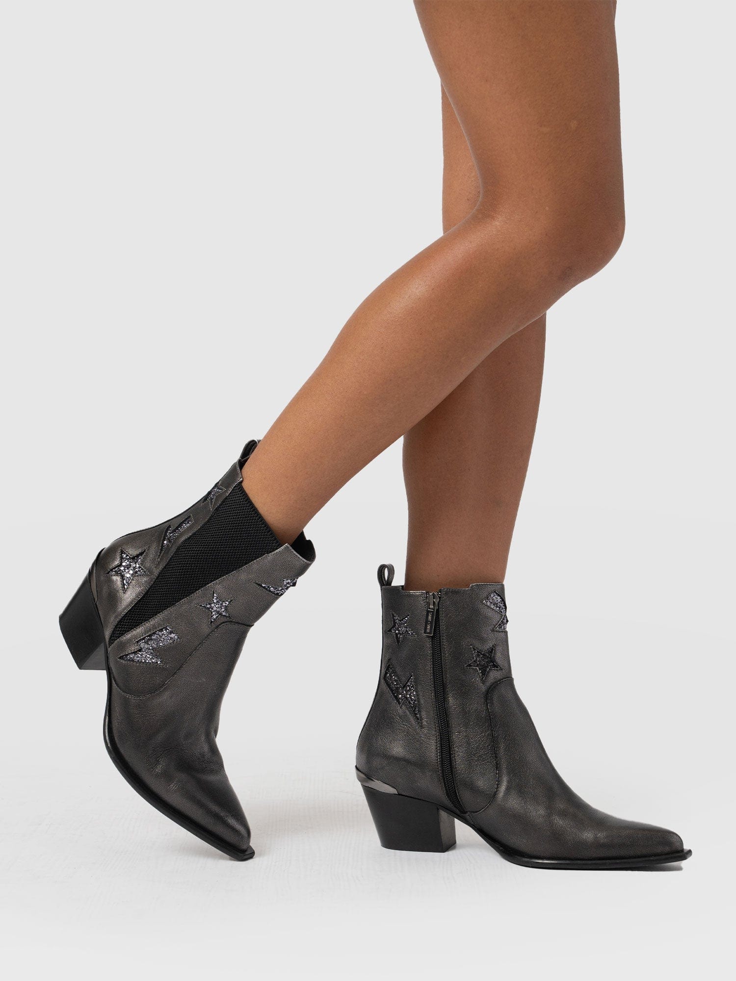 Billie Rock Boot - Gunmetal - Image 6