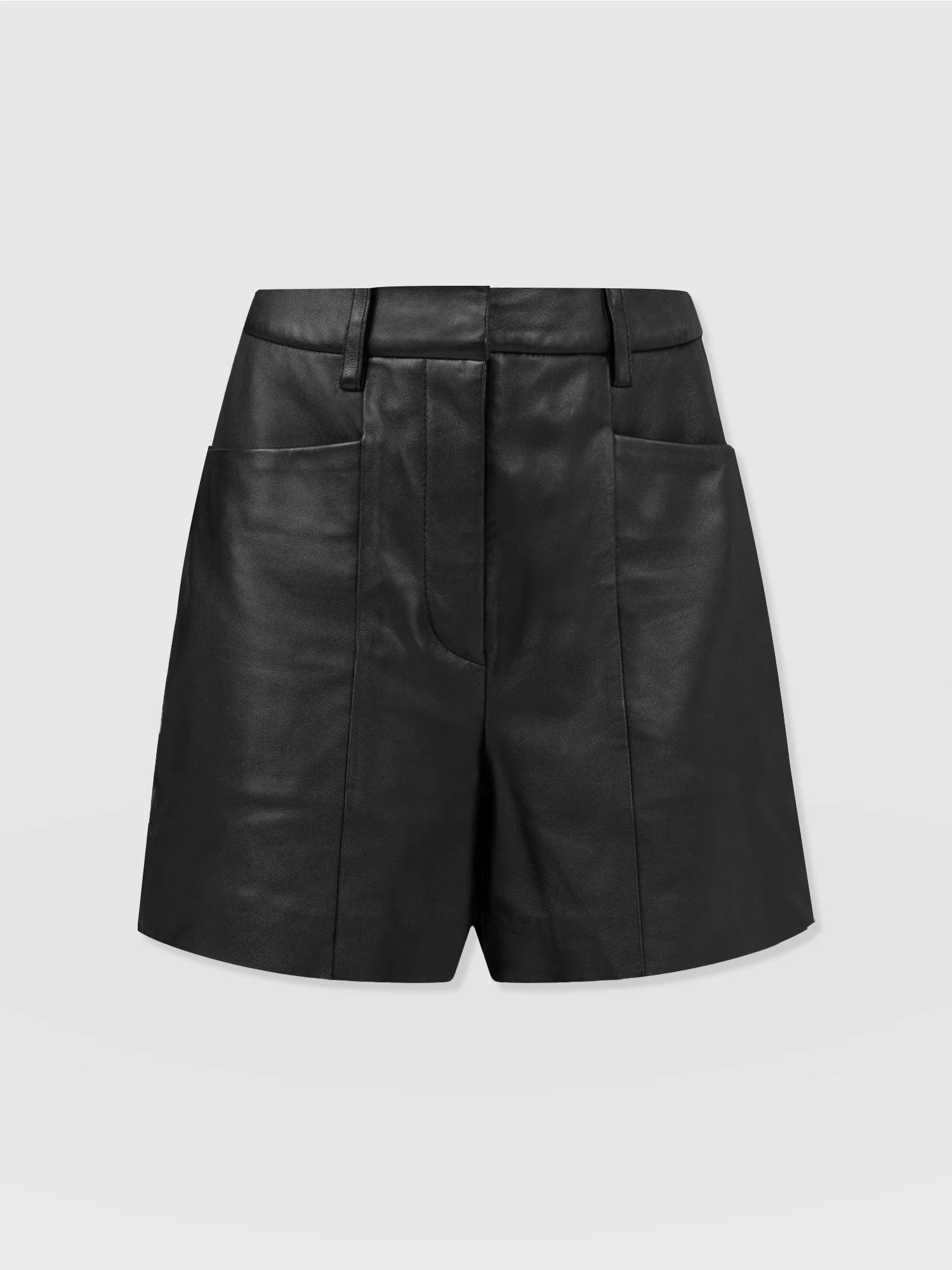 Bonham Leather Short - Black - Image 7