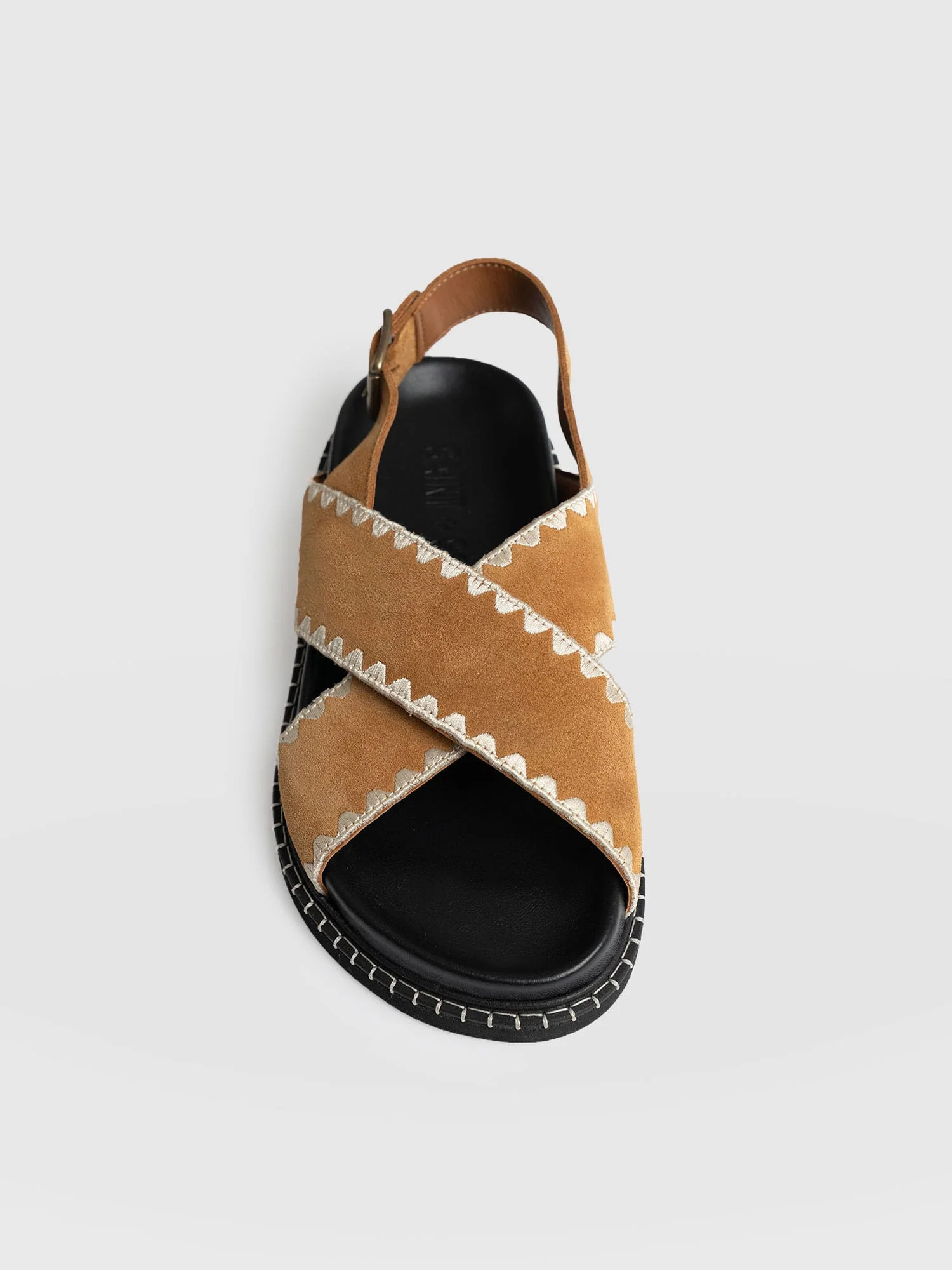 Bonnie Cross Over Sandals - Tan - Image 4