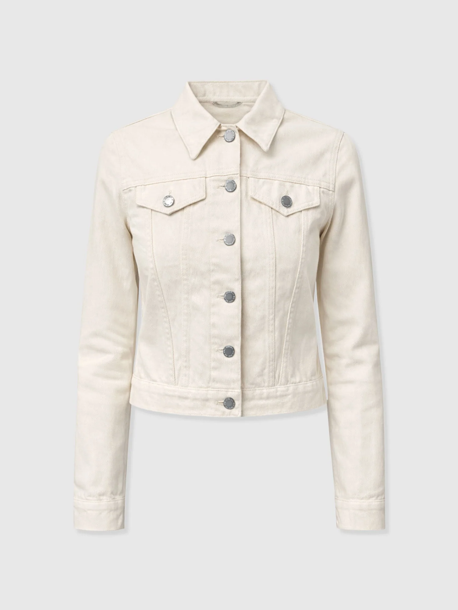 Bowie Denim Jacket - Cream - Image 7