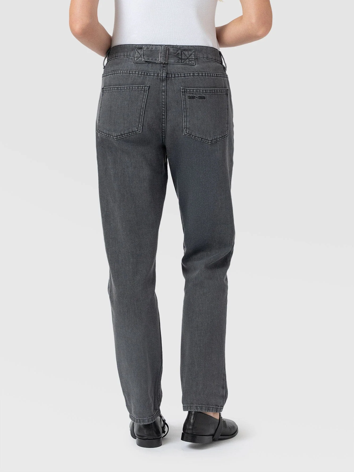 Boyfriend Jeans - Black - Image 6