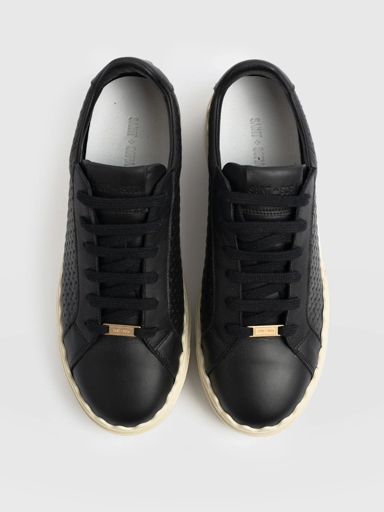 Brook Scallop Trainer - Black - Image 5