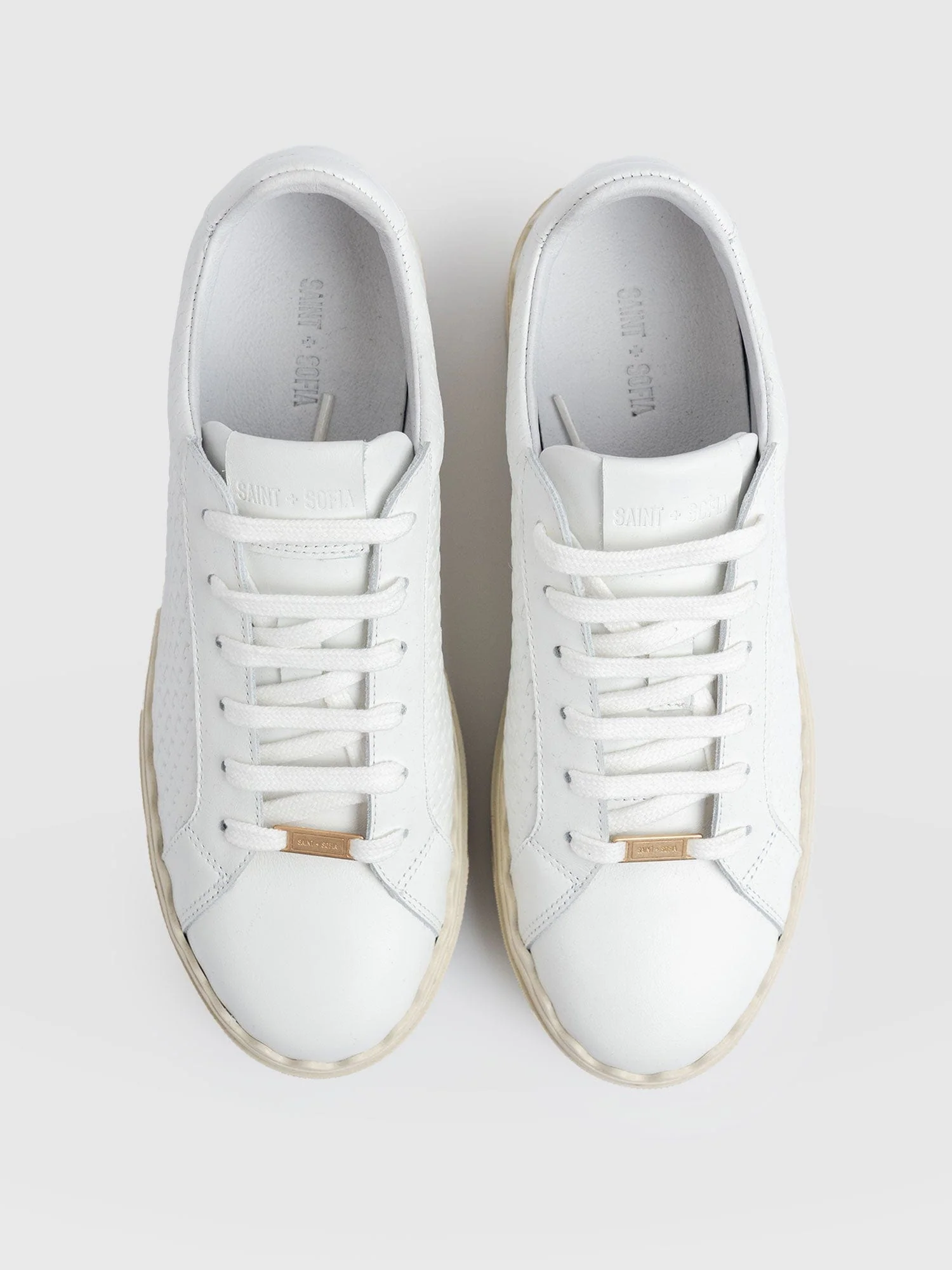 Brook Scallop Trainer - White - Image 5