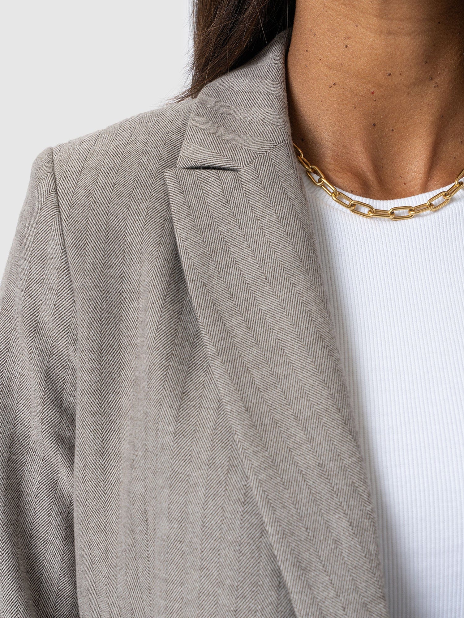 Cambridge Blazer - Brown Herringbone - Image 5
