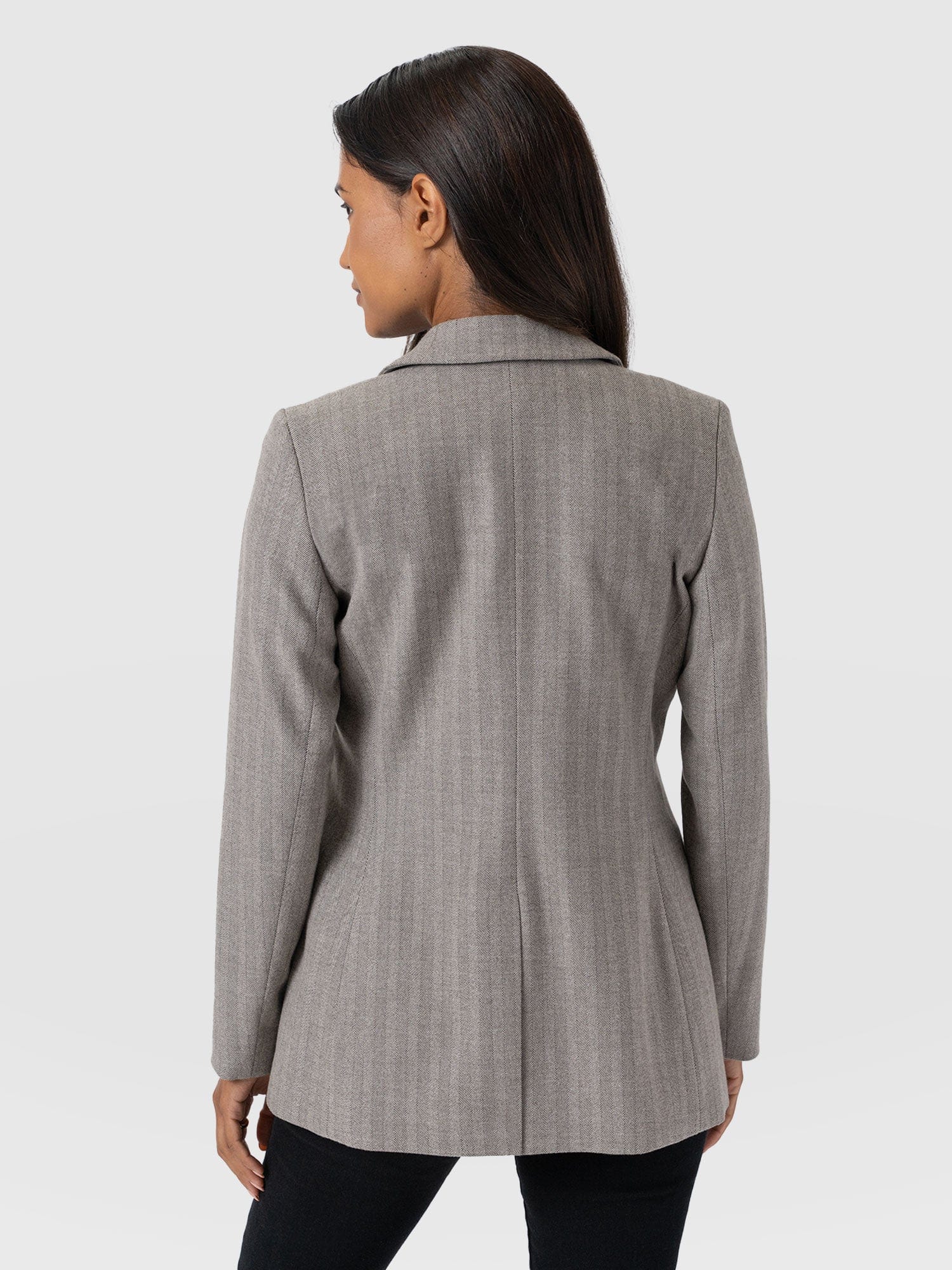 Cambridge Blazer - Brown Herringbone - Image 6