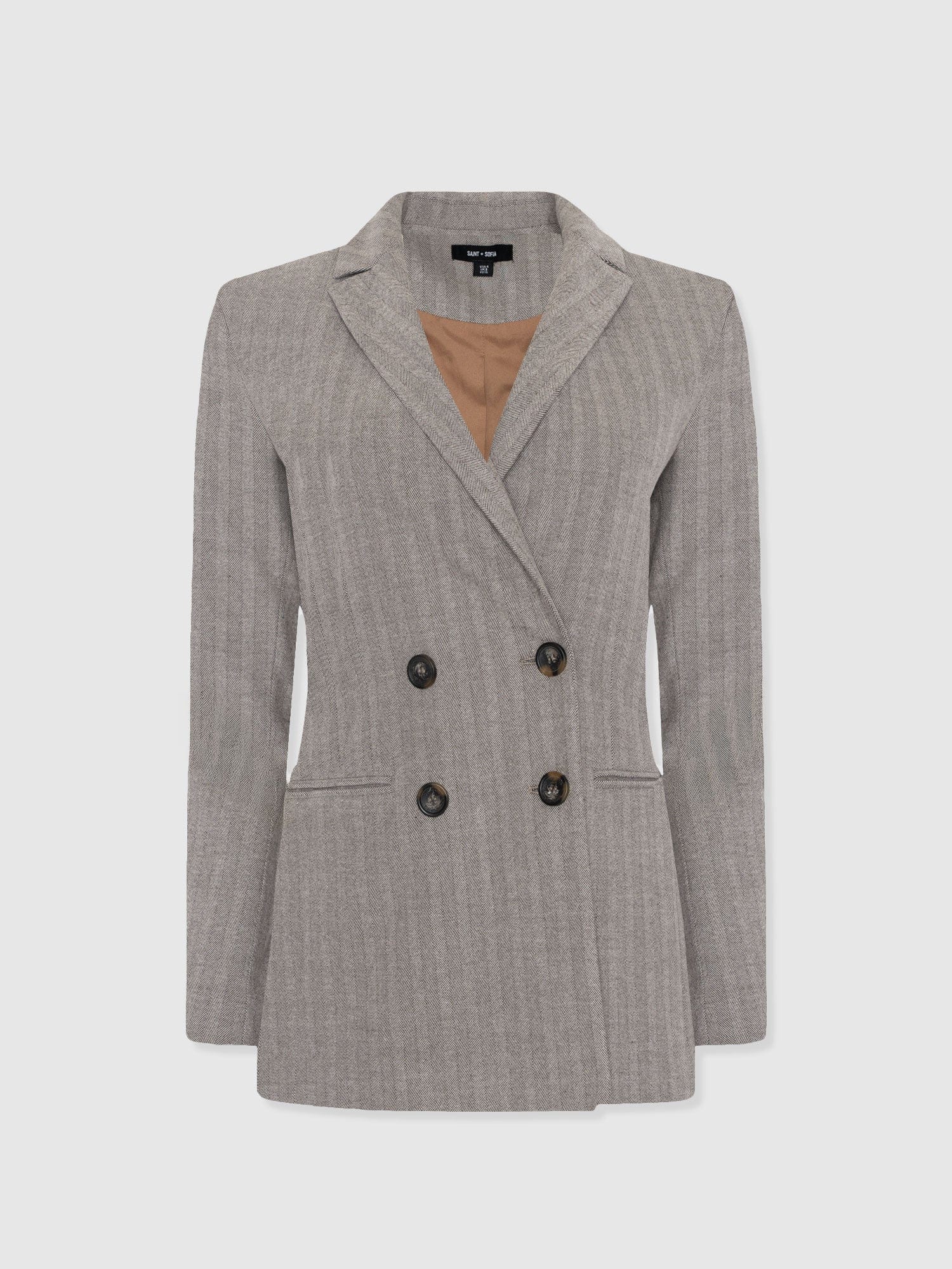 Cambridge Blazer - Brown Herringbone - Image 7