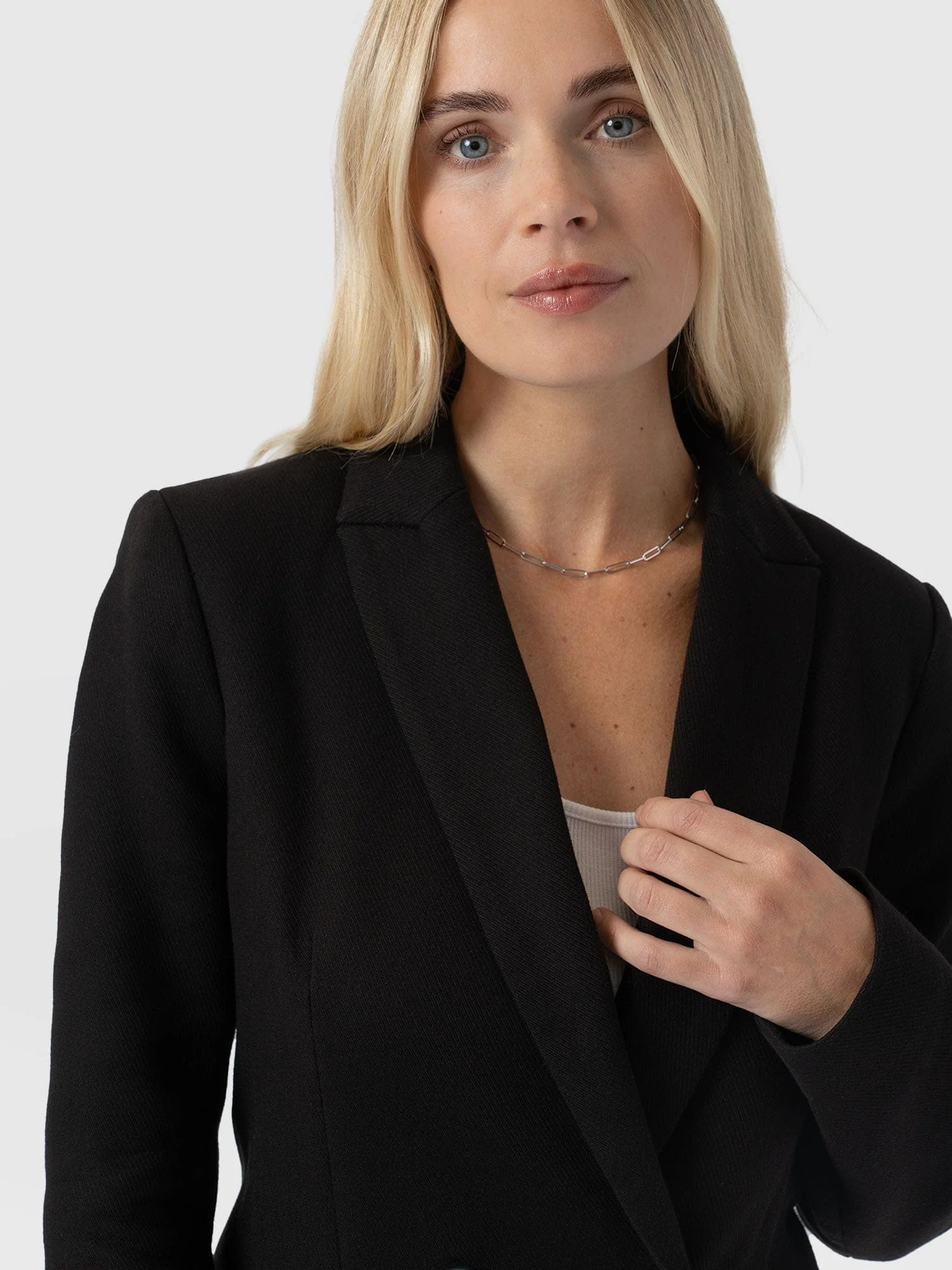 Cambridge Blazer Crepe - Black - Image 4