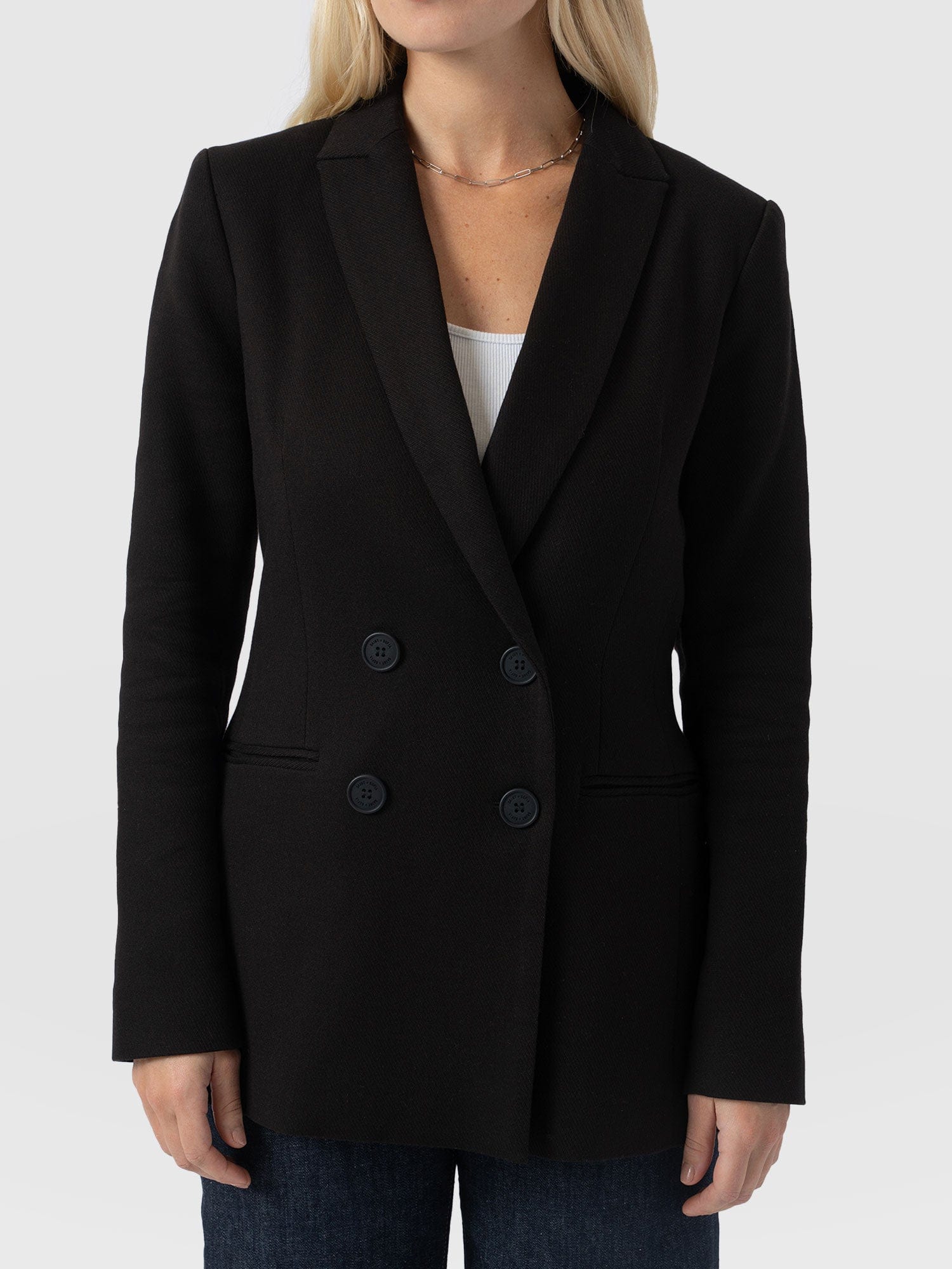 Cambridge Blazer Crepe - Black - Image 5