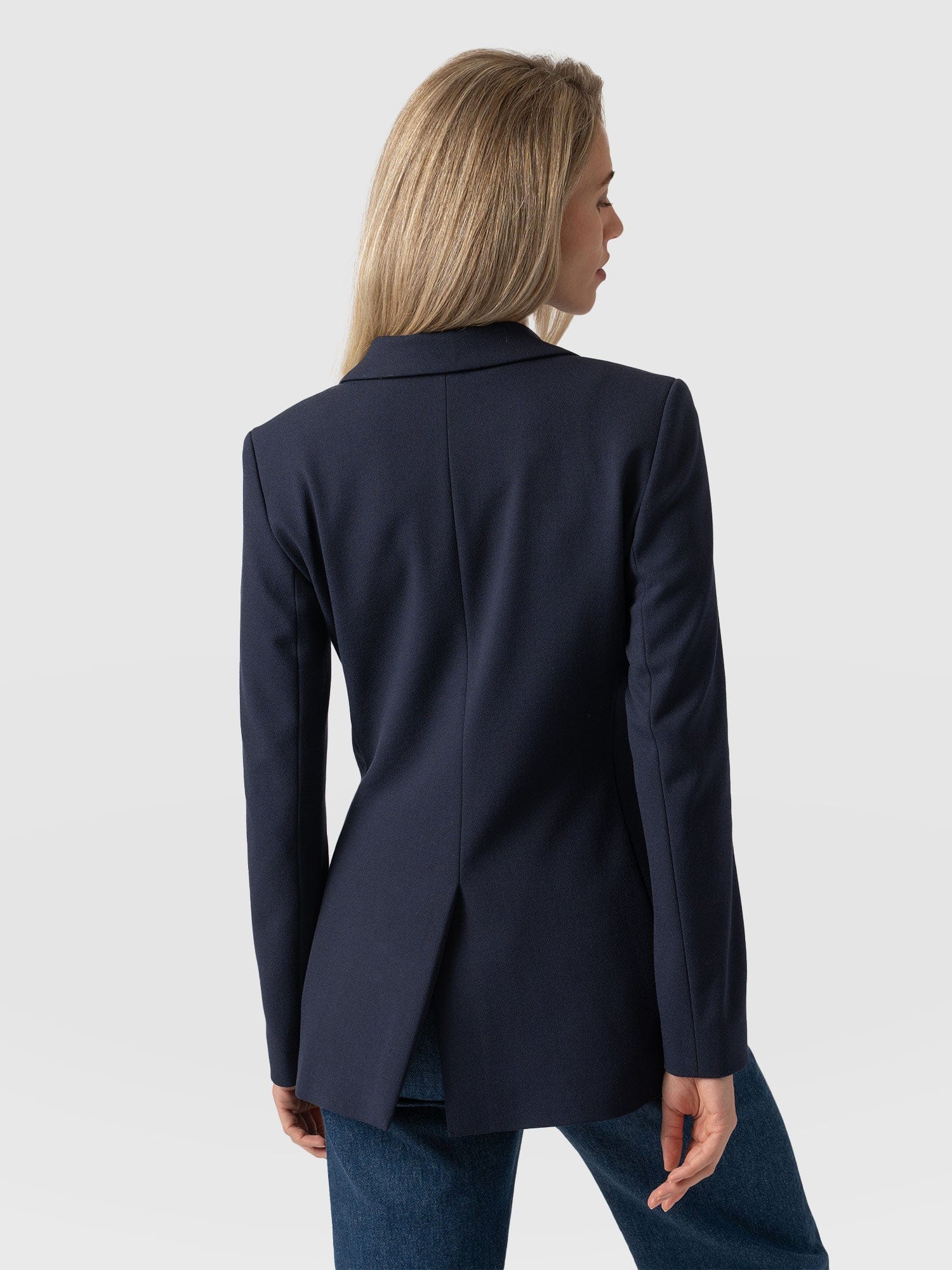 Cambridge Blazer - Navy Crepe - Image 5