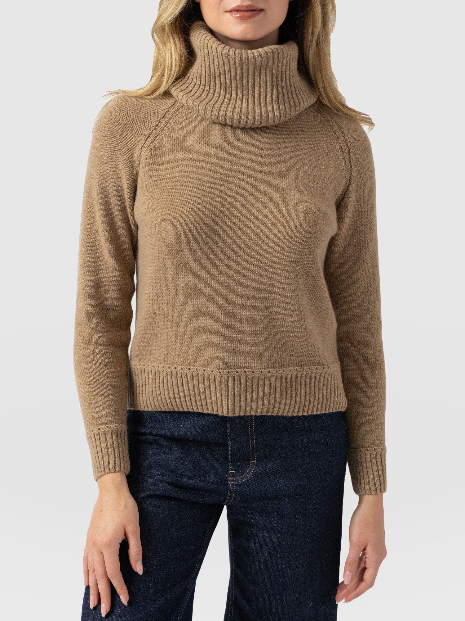 Cambridge Cashmere Jumper - Beige - Image 3