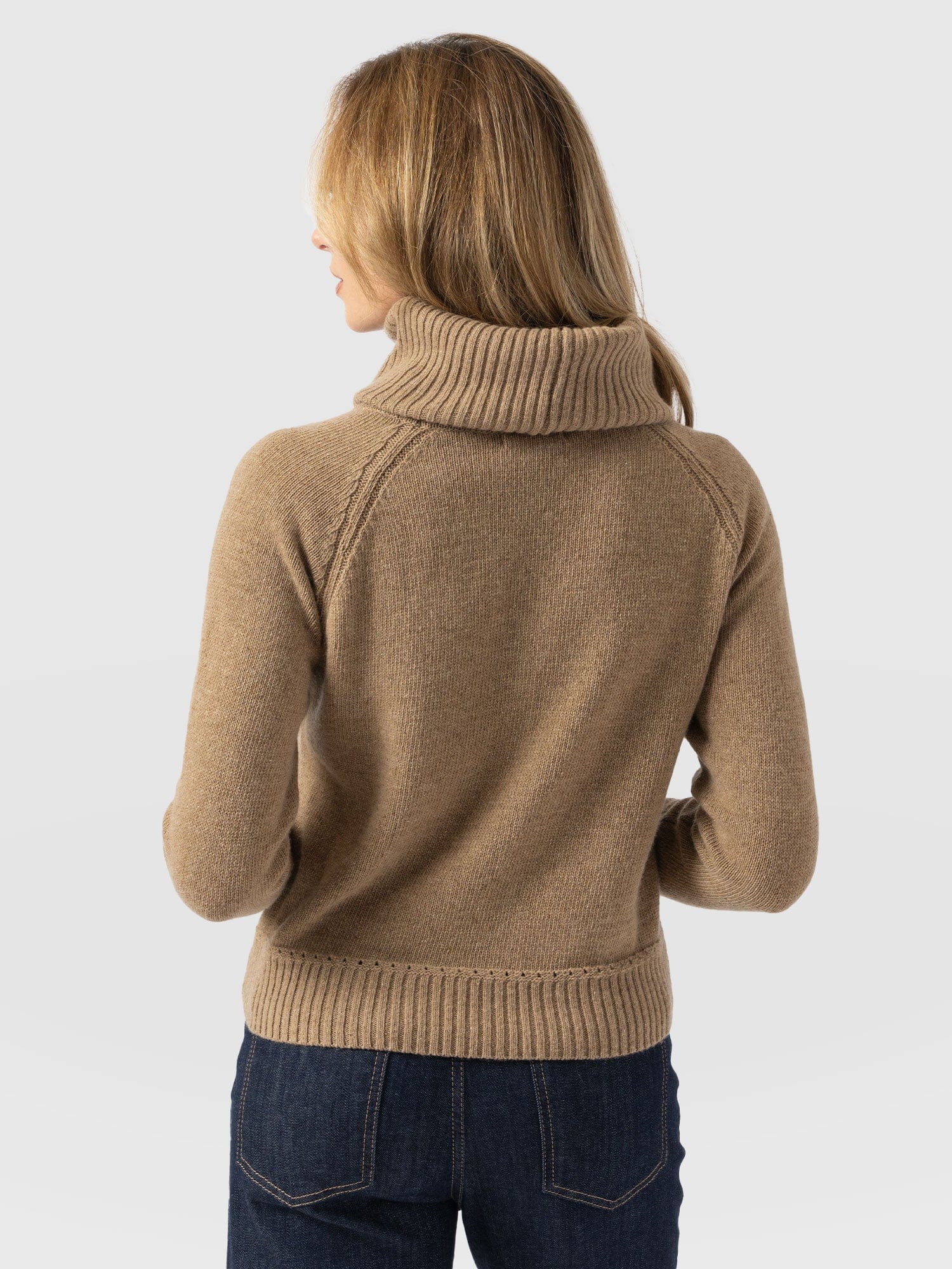Cambridge Cashmere Jumper - Beige - Image 6