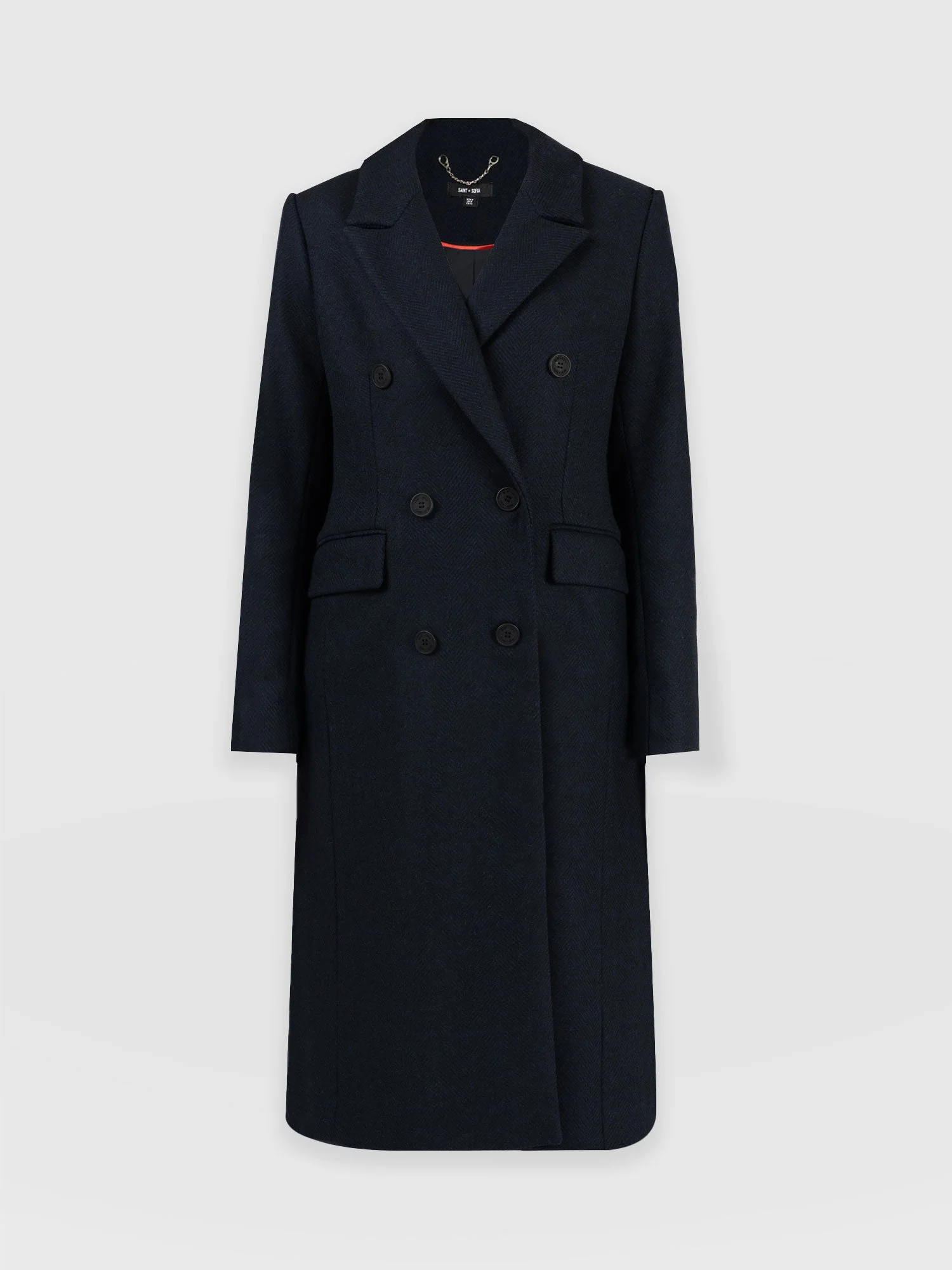 Cambridge Coat - Navy Chevron - Image 7