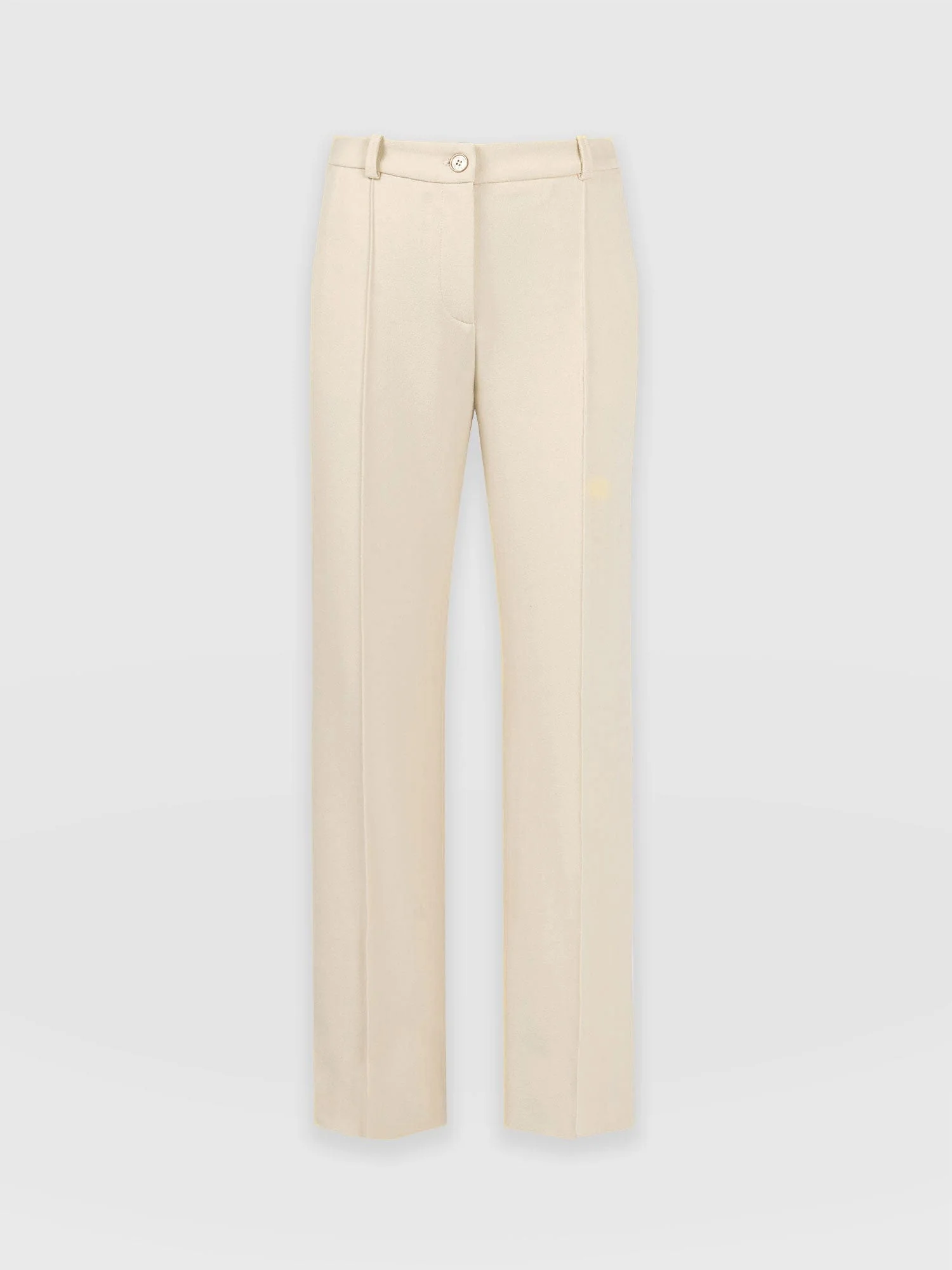 Cambridge Tailored Wide Leg Pant - Beige - Image 7